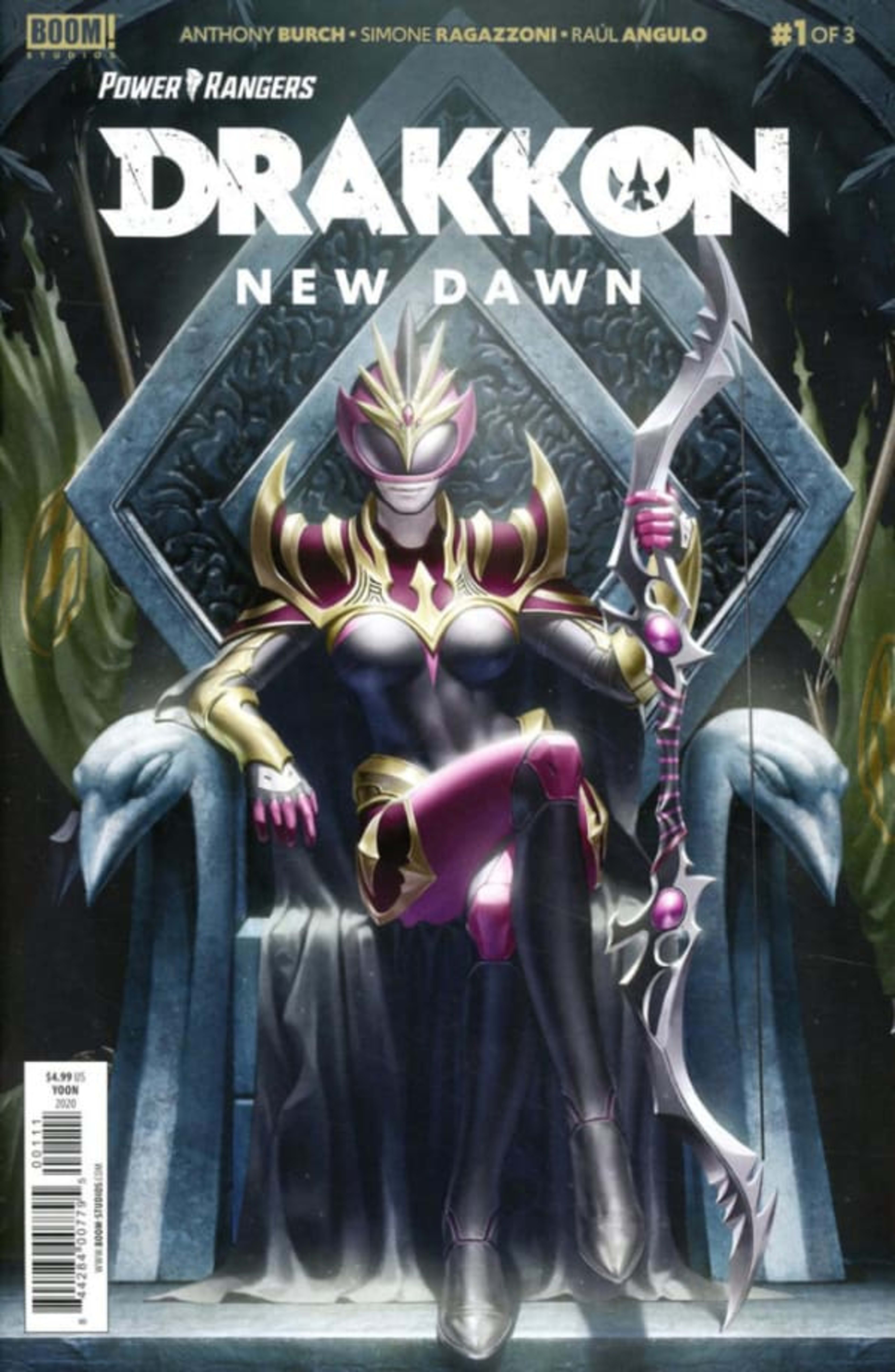 Power Rangers: Drakkon New Dawn cover — © Boom! Studios