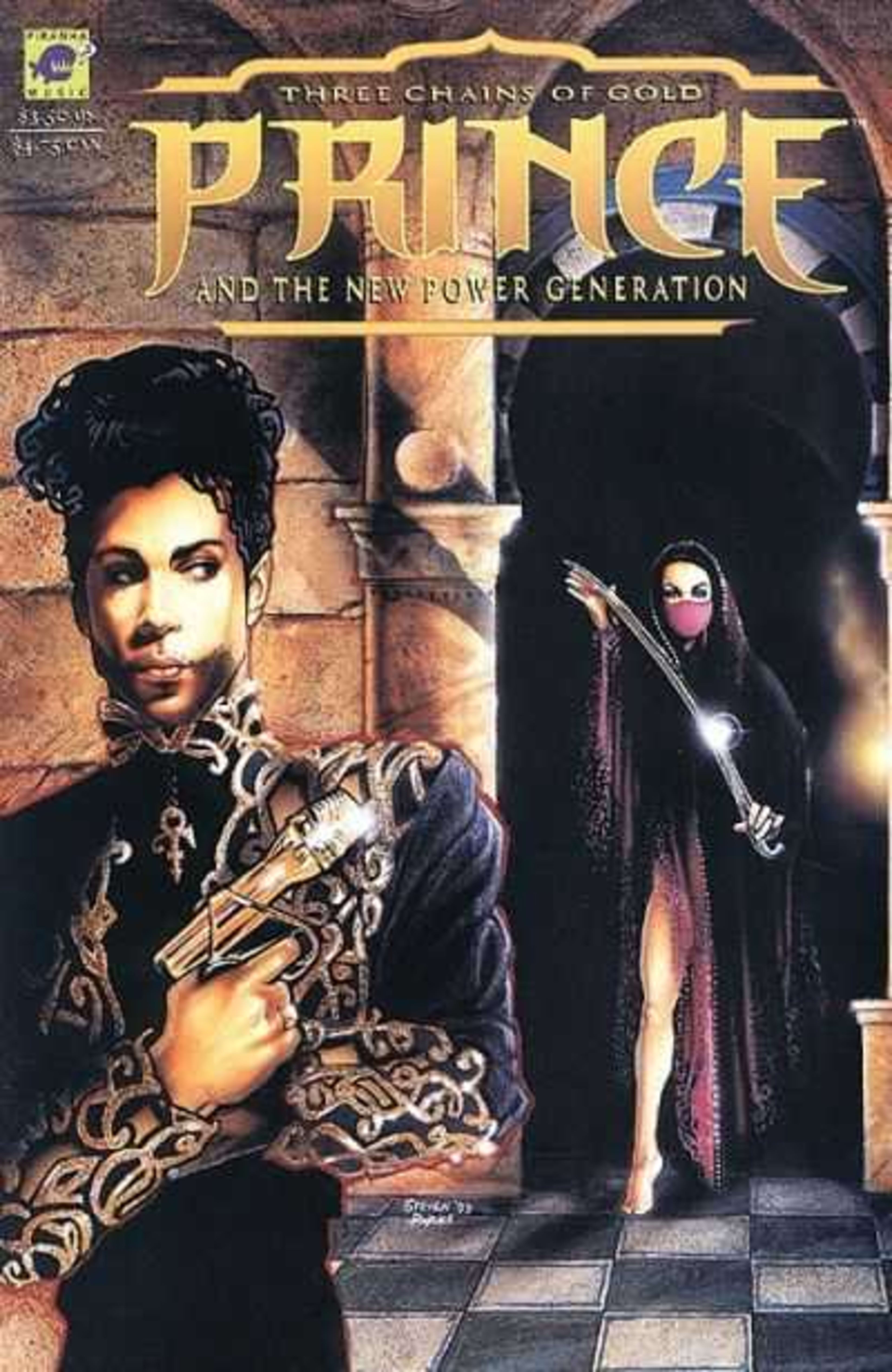 Prince and the New Power Generation: Three Chains of Gold cover — © DC Comics