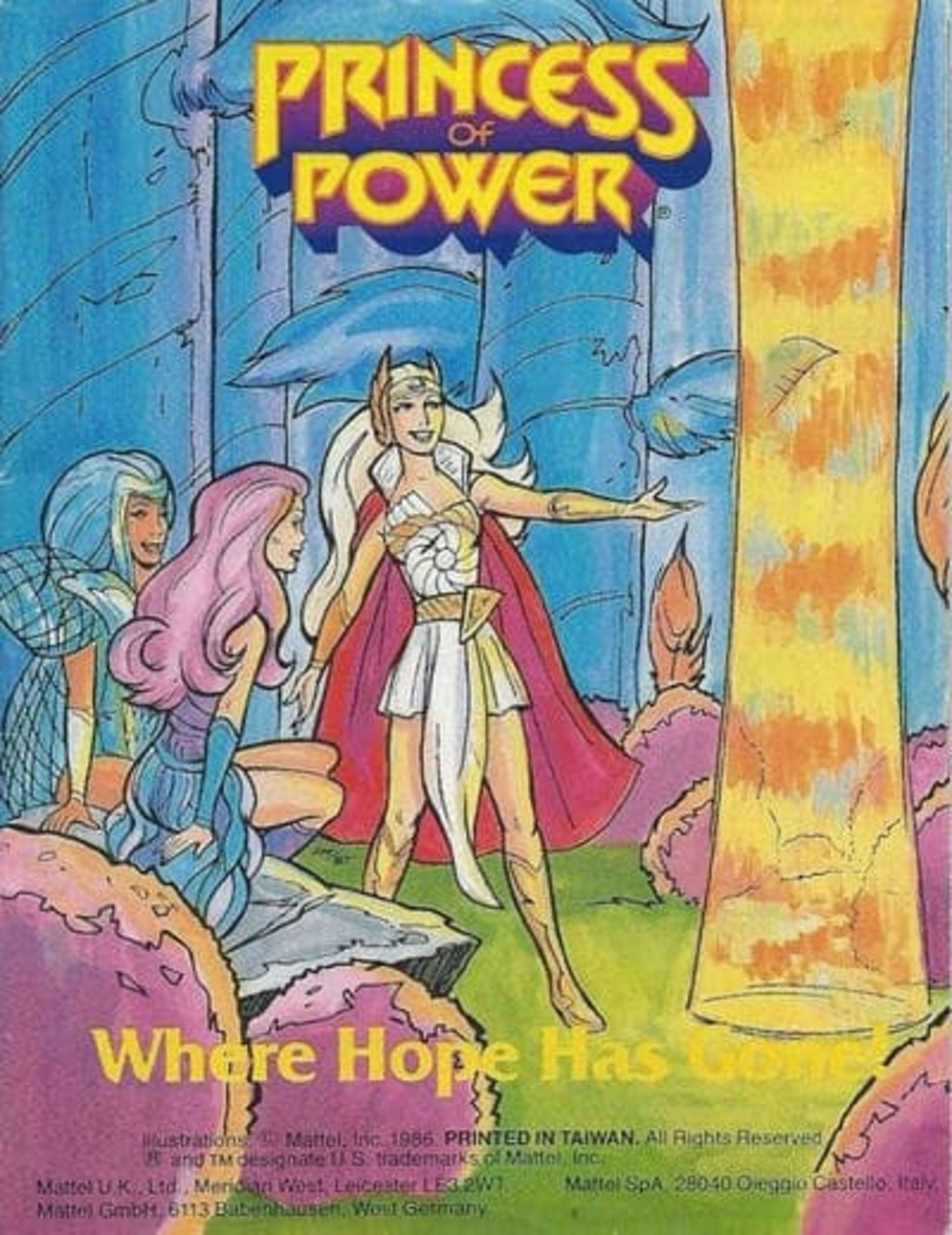 Princess of Power: Where Hope Has Gone! cover — © Mattel