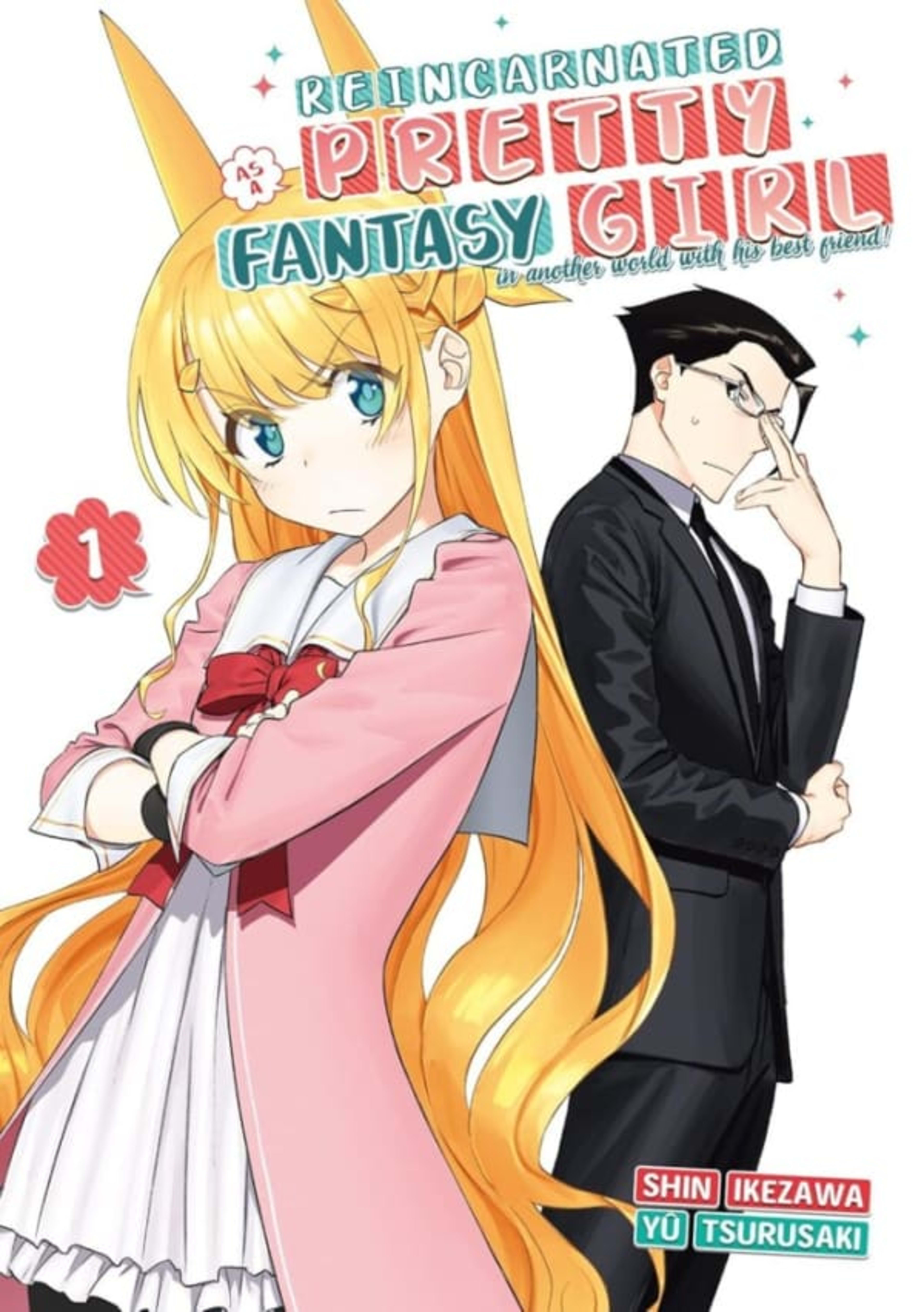Reincarnated as a Pretty Fantasy Girl in Another World with His Best Friend! cover — © Meian