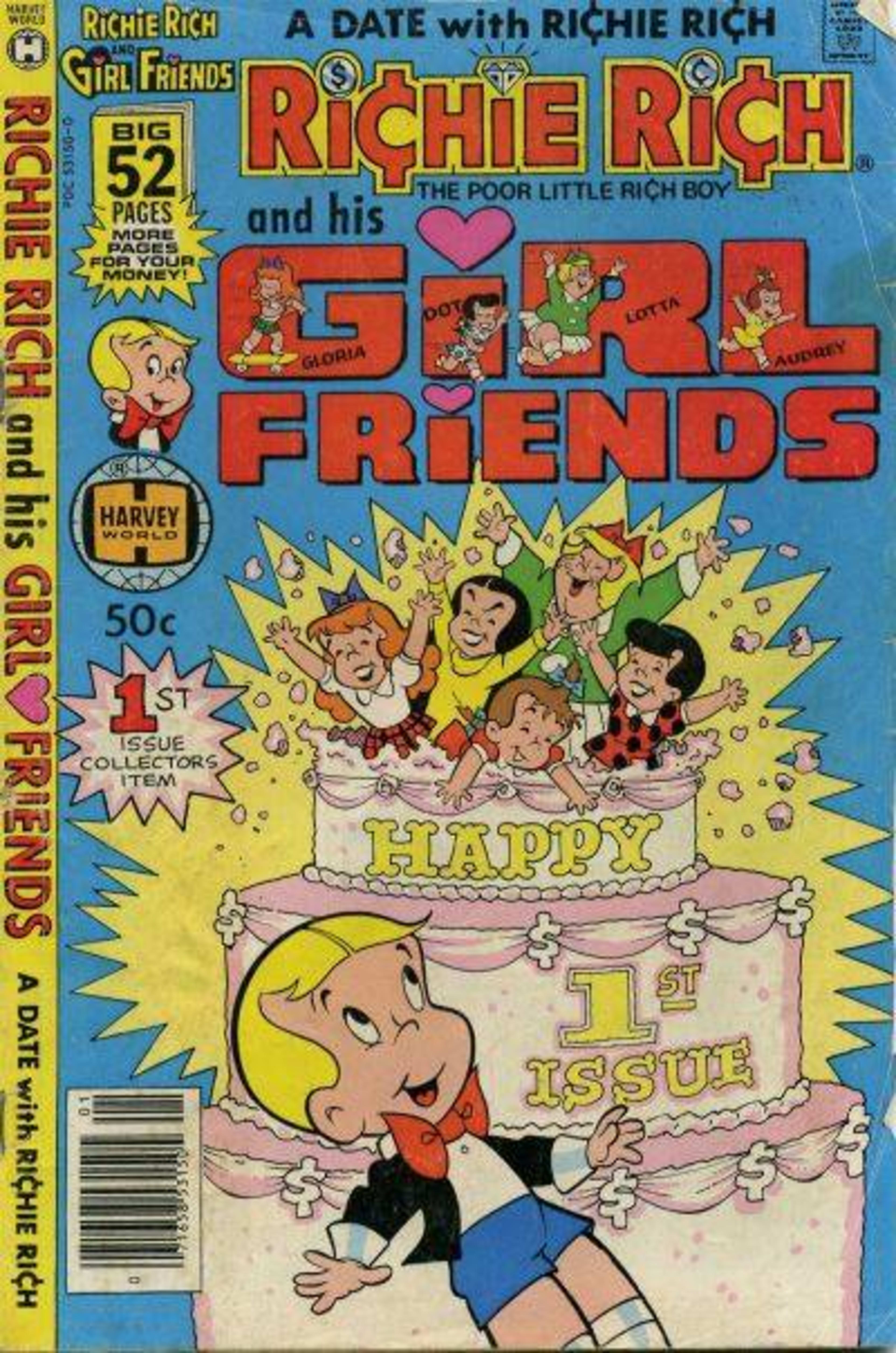 Richie Rich & His Girl Friends cover — © Harvey