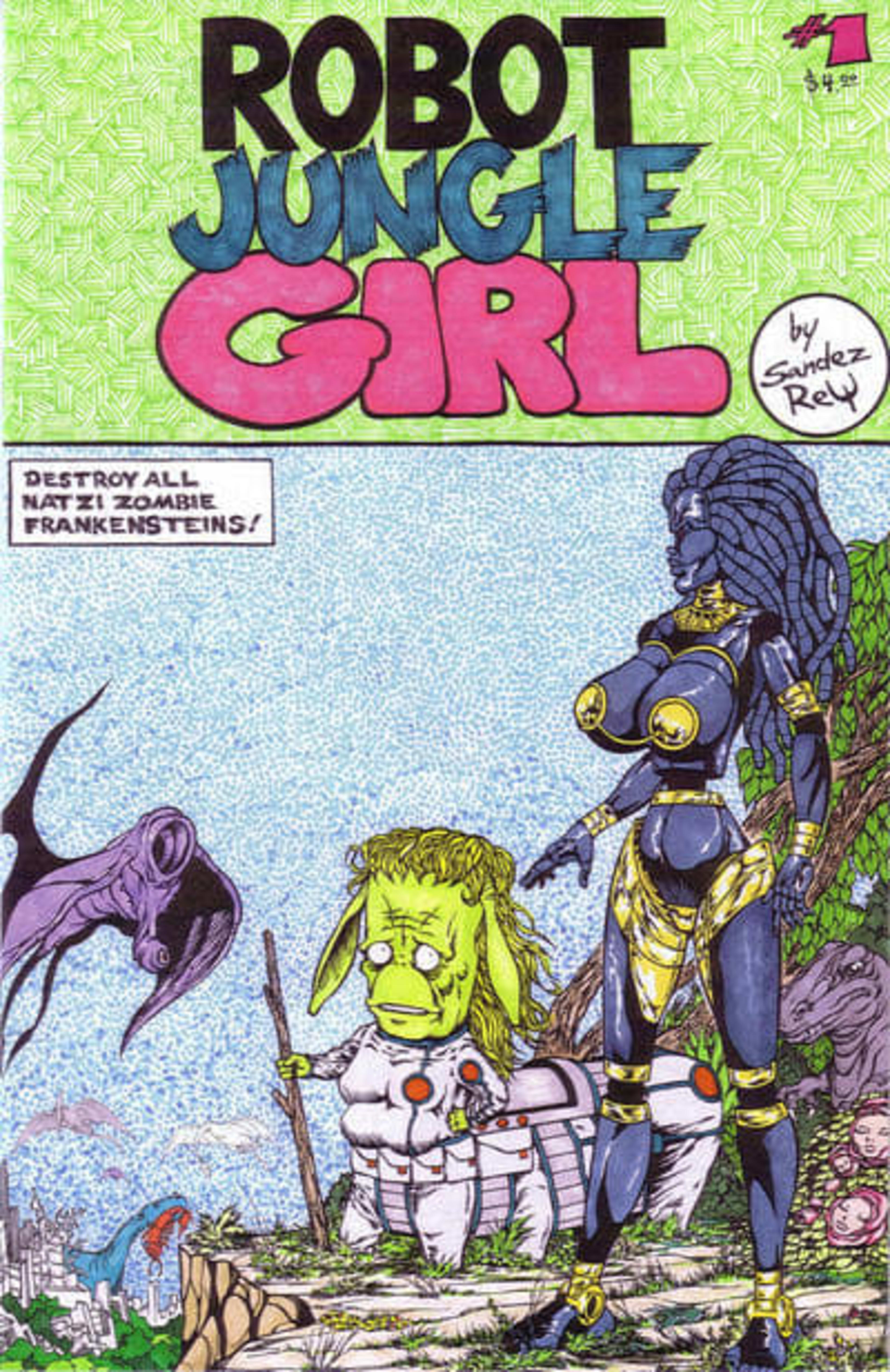Robot Jungle Girl cover — © self published
