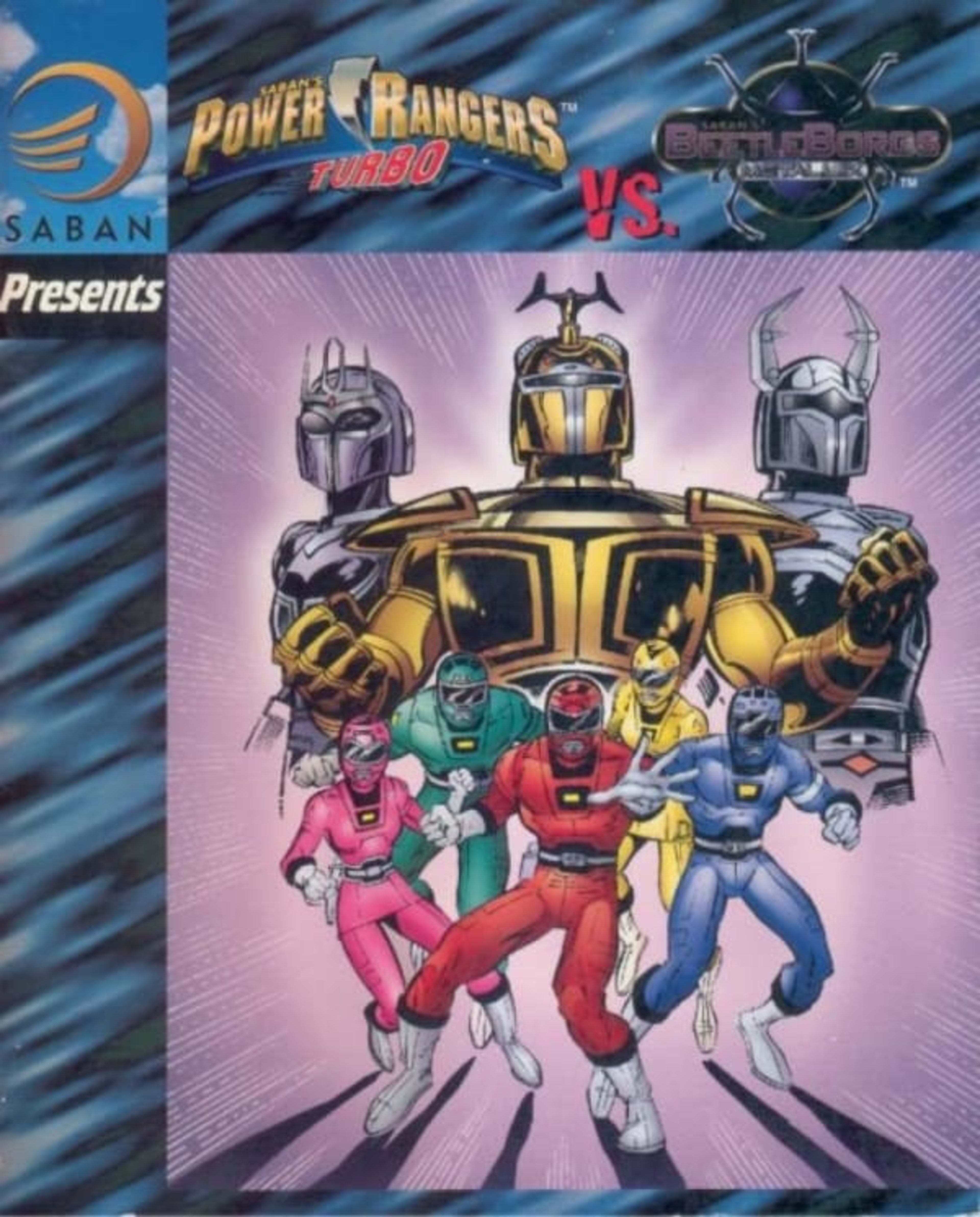 Saban Presents Power Rangers Turbo vs. Beetleborgs Metallix cover — © Valiant/Acclaim