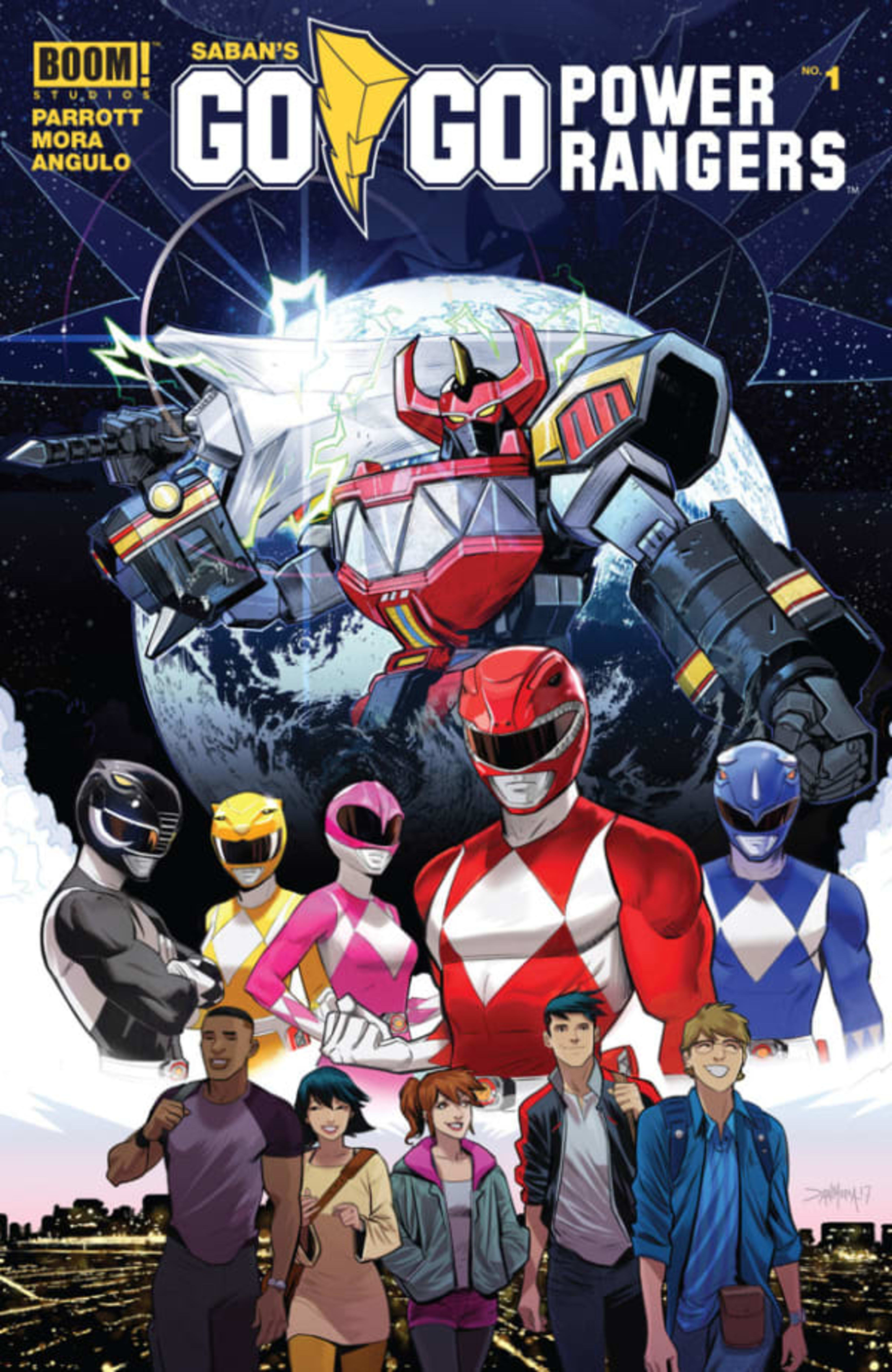 Saban's Go Go Power Rangers cover — © Boom! Studios