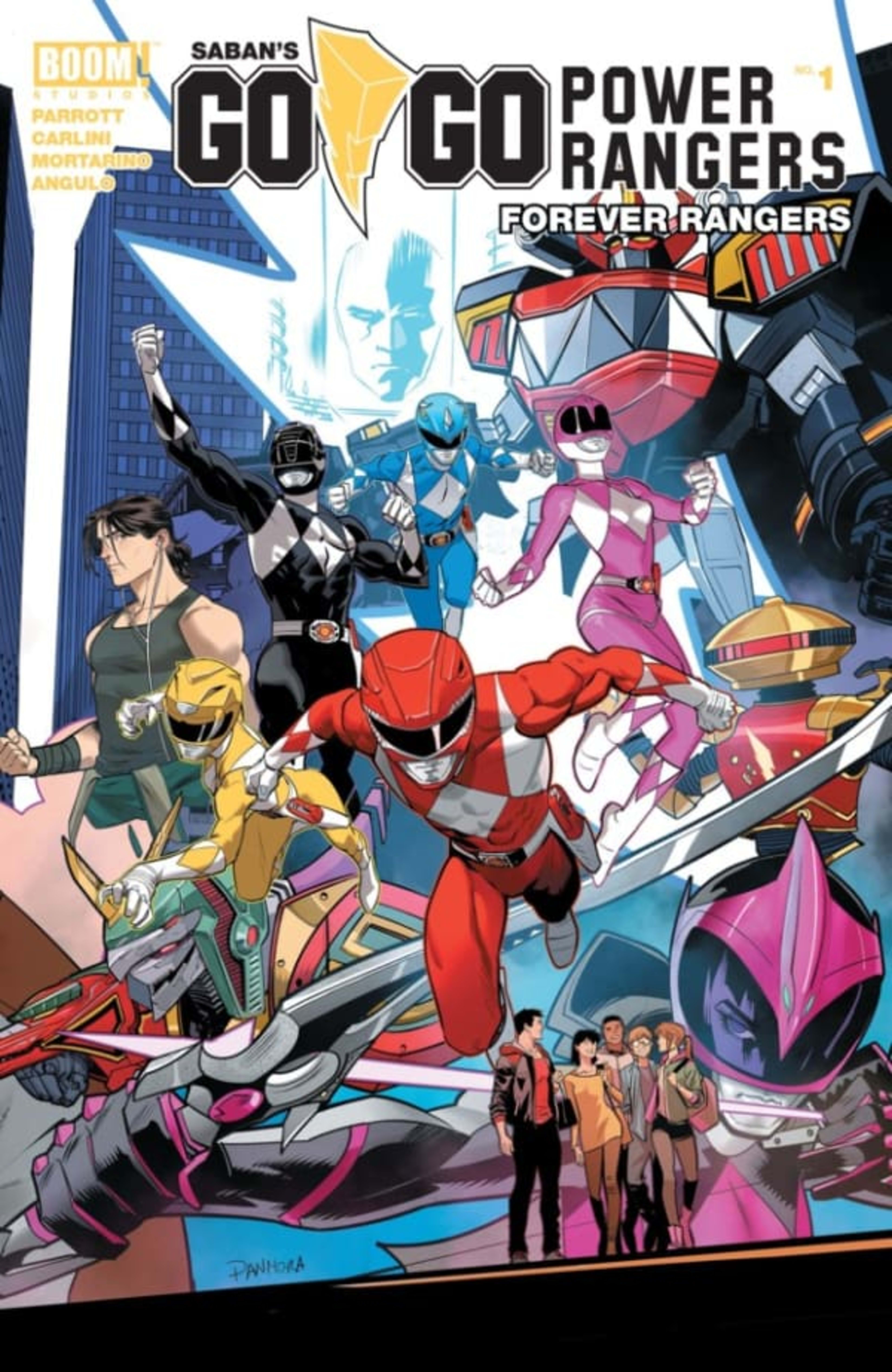 Saban's Go Go Power Rangers: Forever Rangers cover — © Boom! Studios