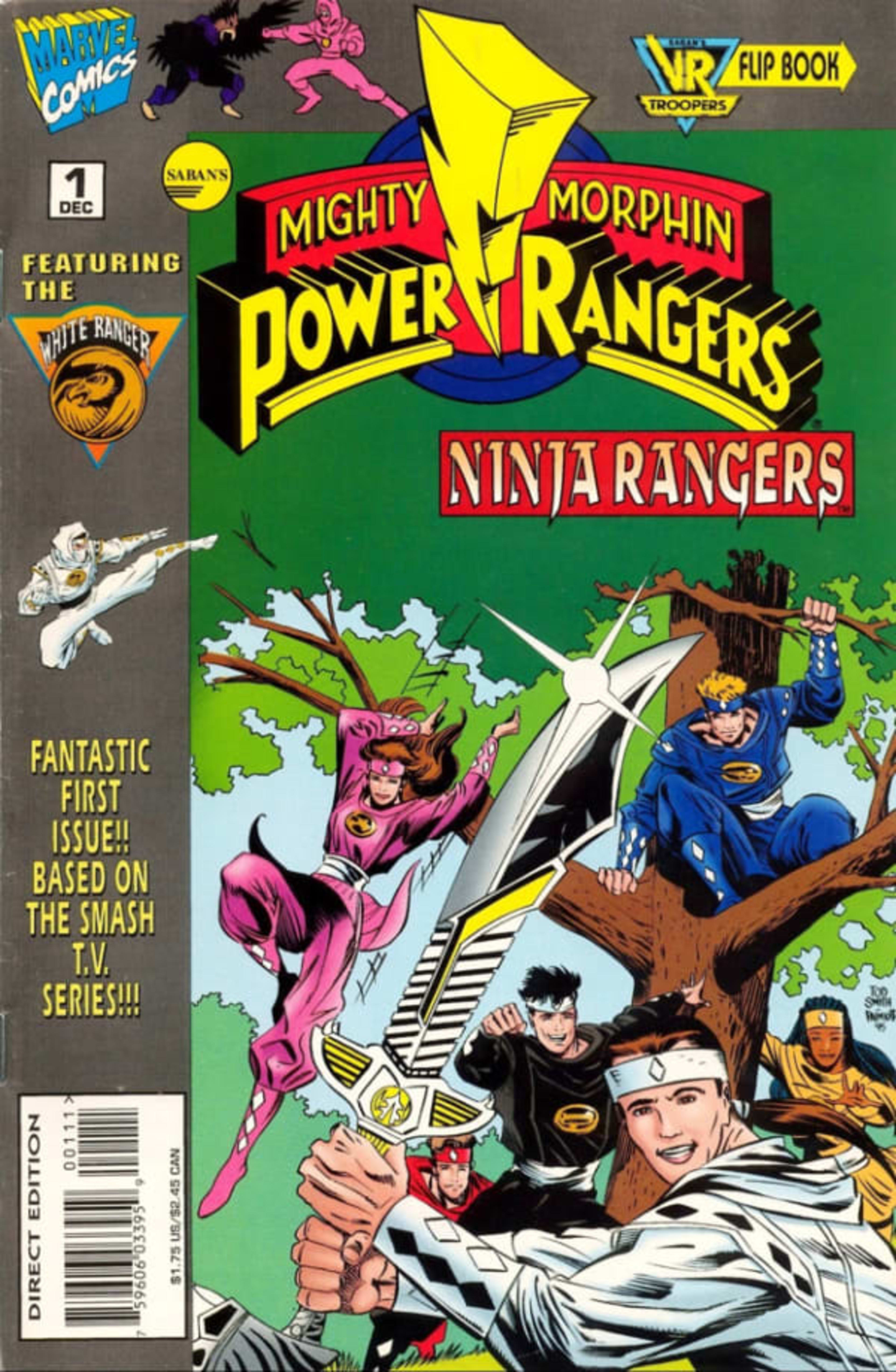Saban's Mighty Morphin Power Rangers: Ninja Rangers/VR Troopers cover — © Marvel