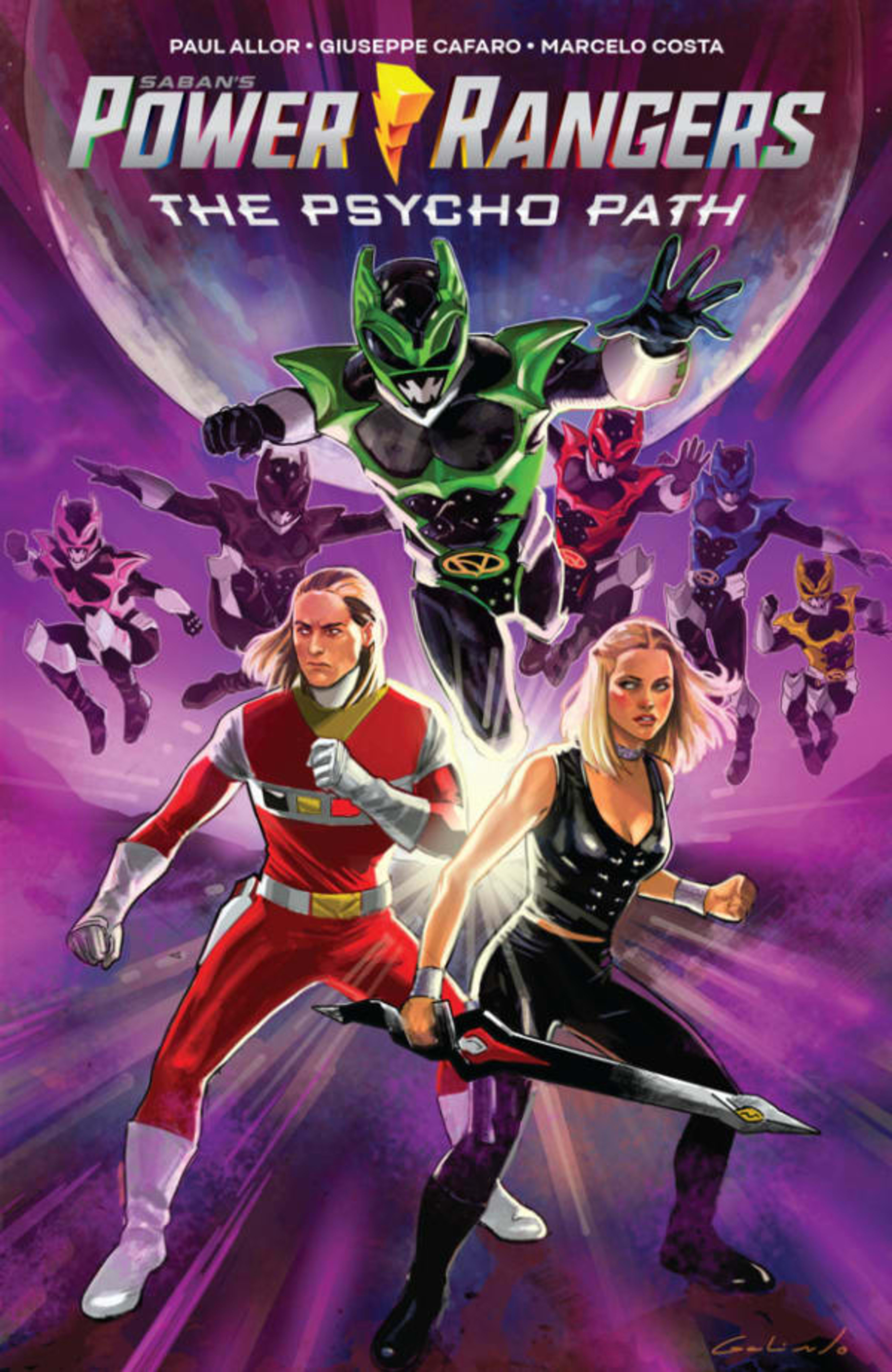 Saban's Power Rangers: The Psycho Path cover — © Boom! Studios