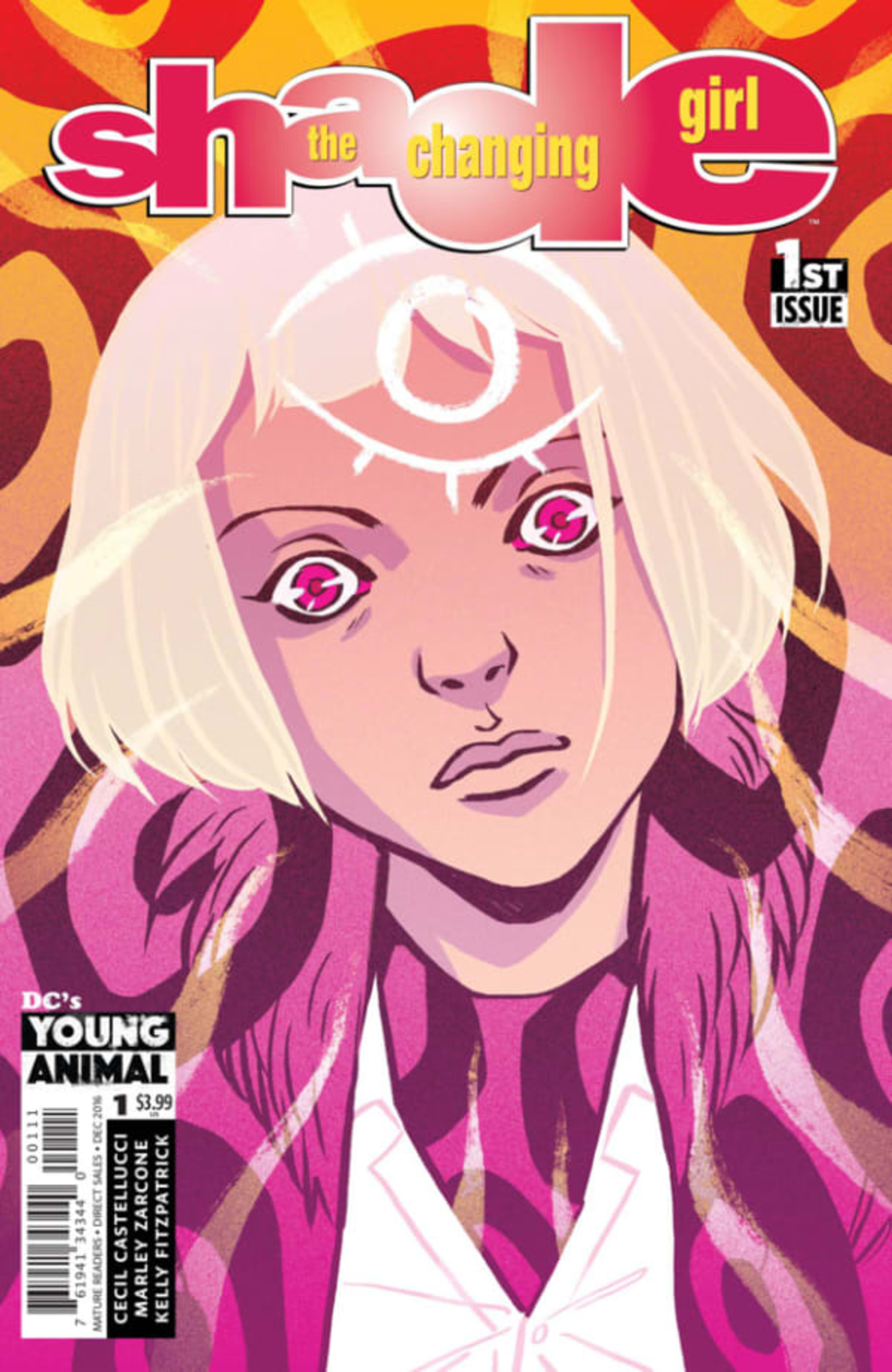 Shade, The Changing Girl cover — © DC Comics