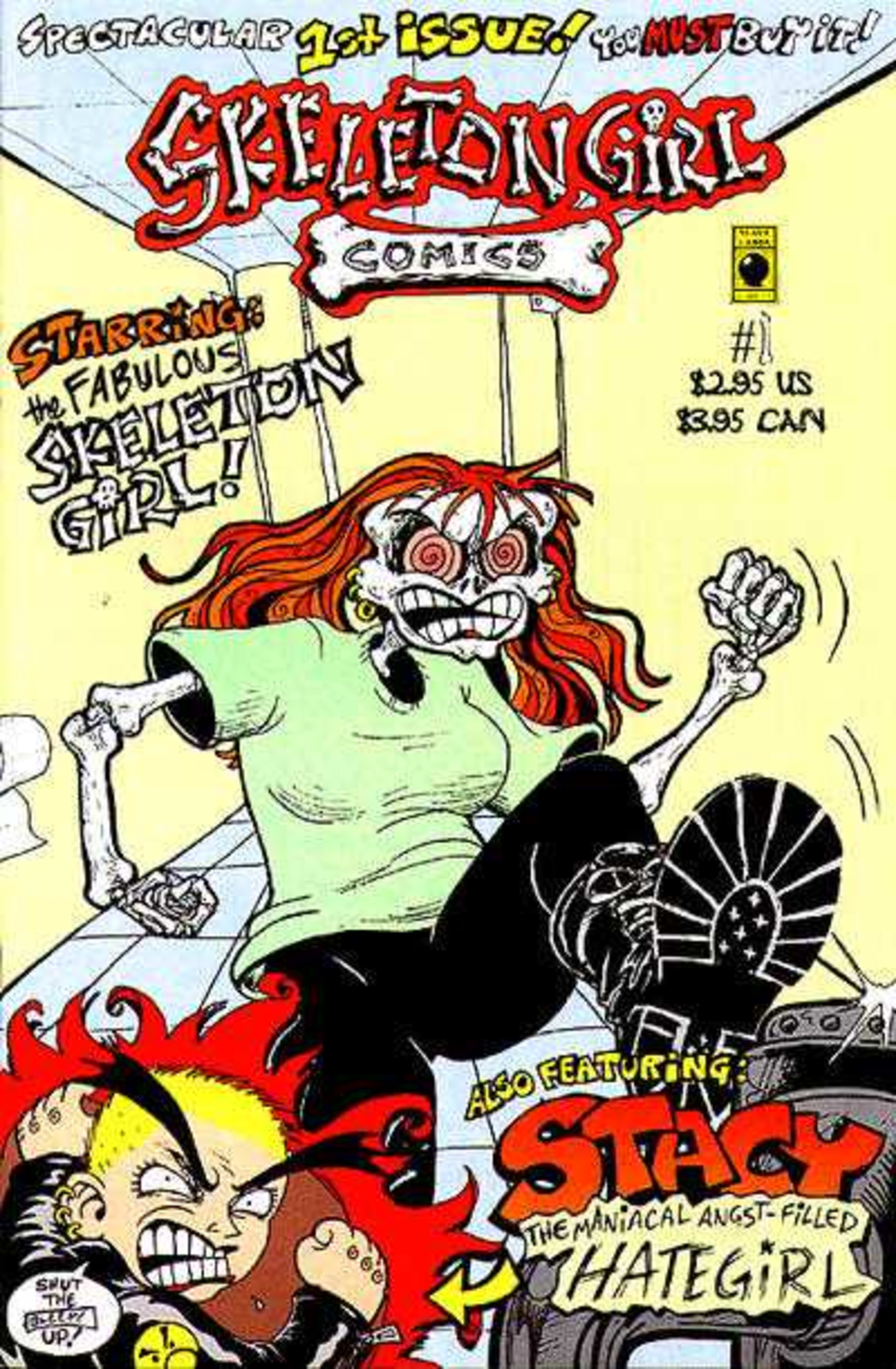 Skeleton Girl Comics cover — © SLG Publishing
