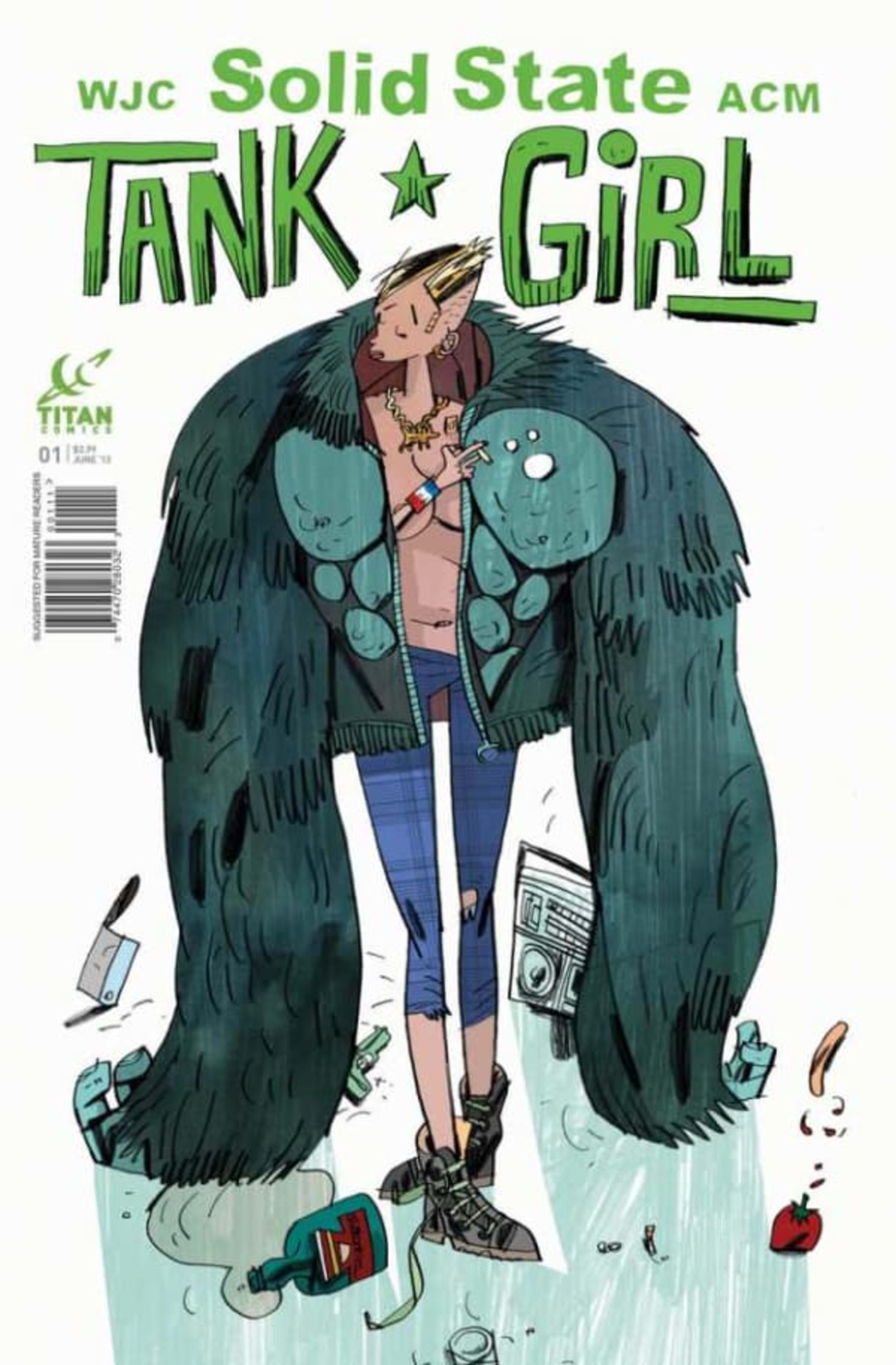 Solid State Tank Girl cover — © Titan Comics