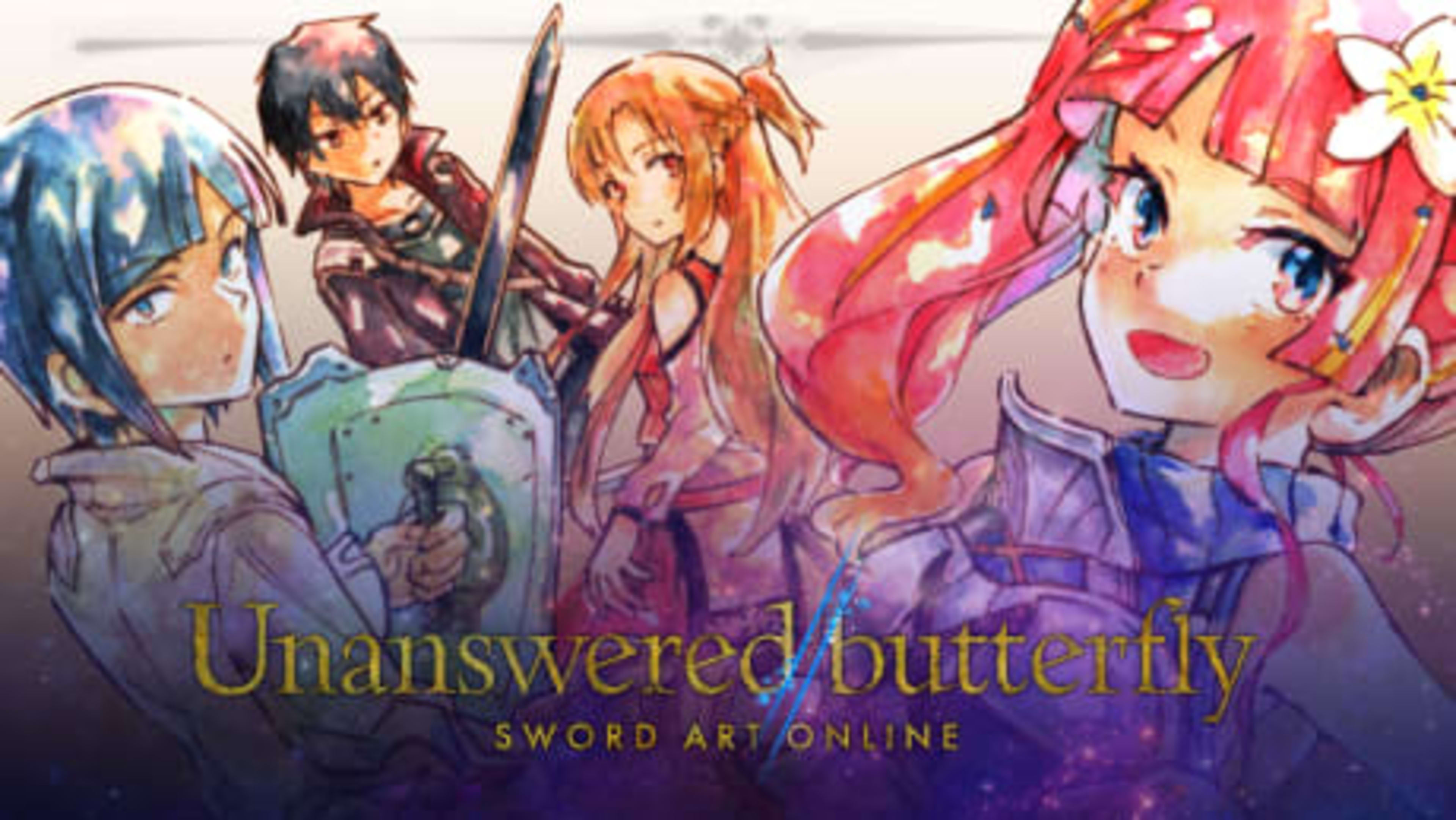 Unanswered//butterfly: Sword Art Online cover — © Viz Media