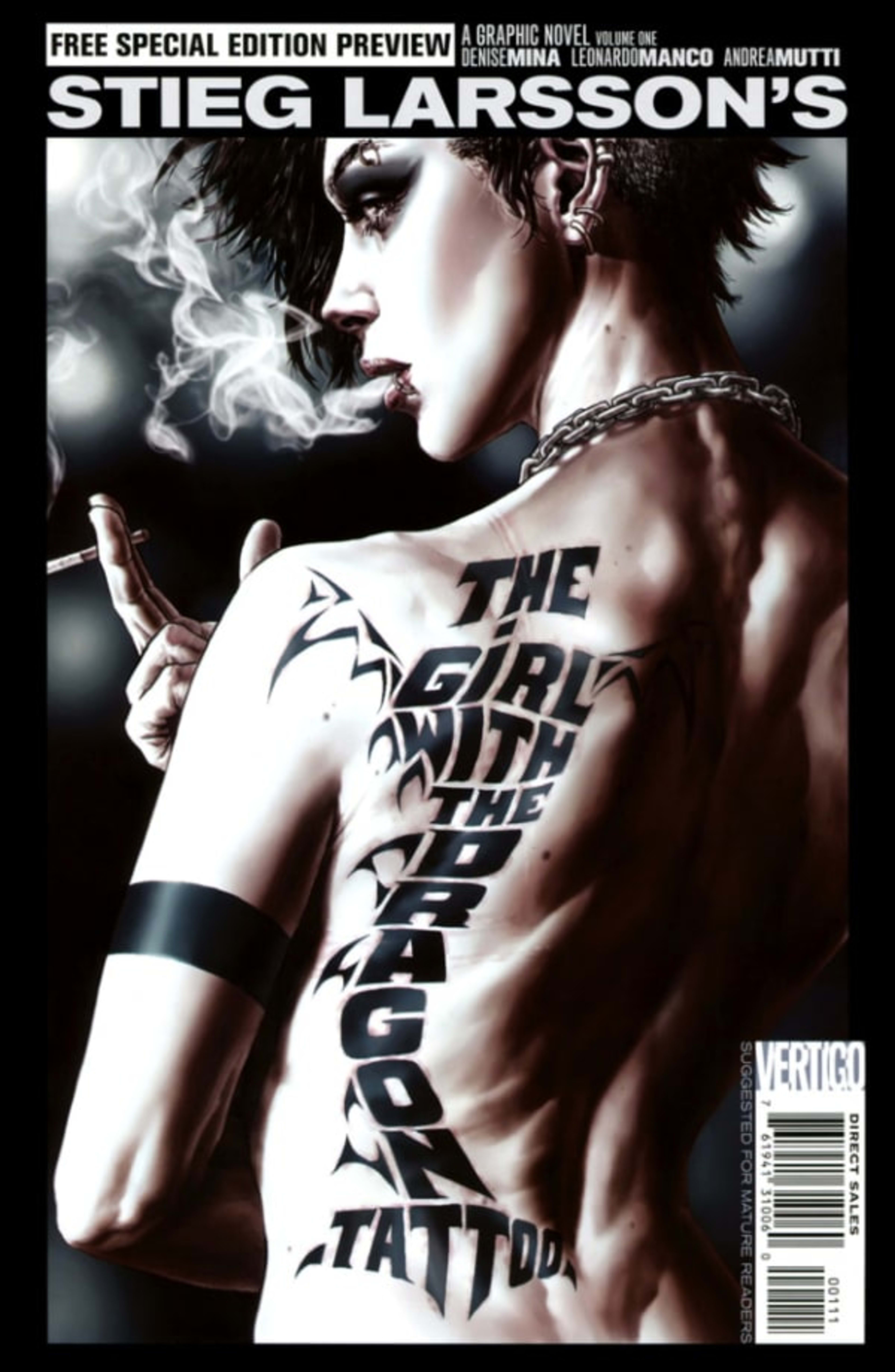 Stieg Larsson's The Girl with the Dragon Tattoo Special cover — © DC Comics