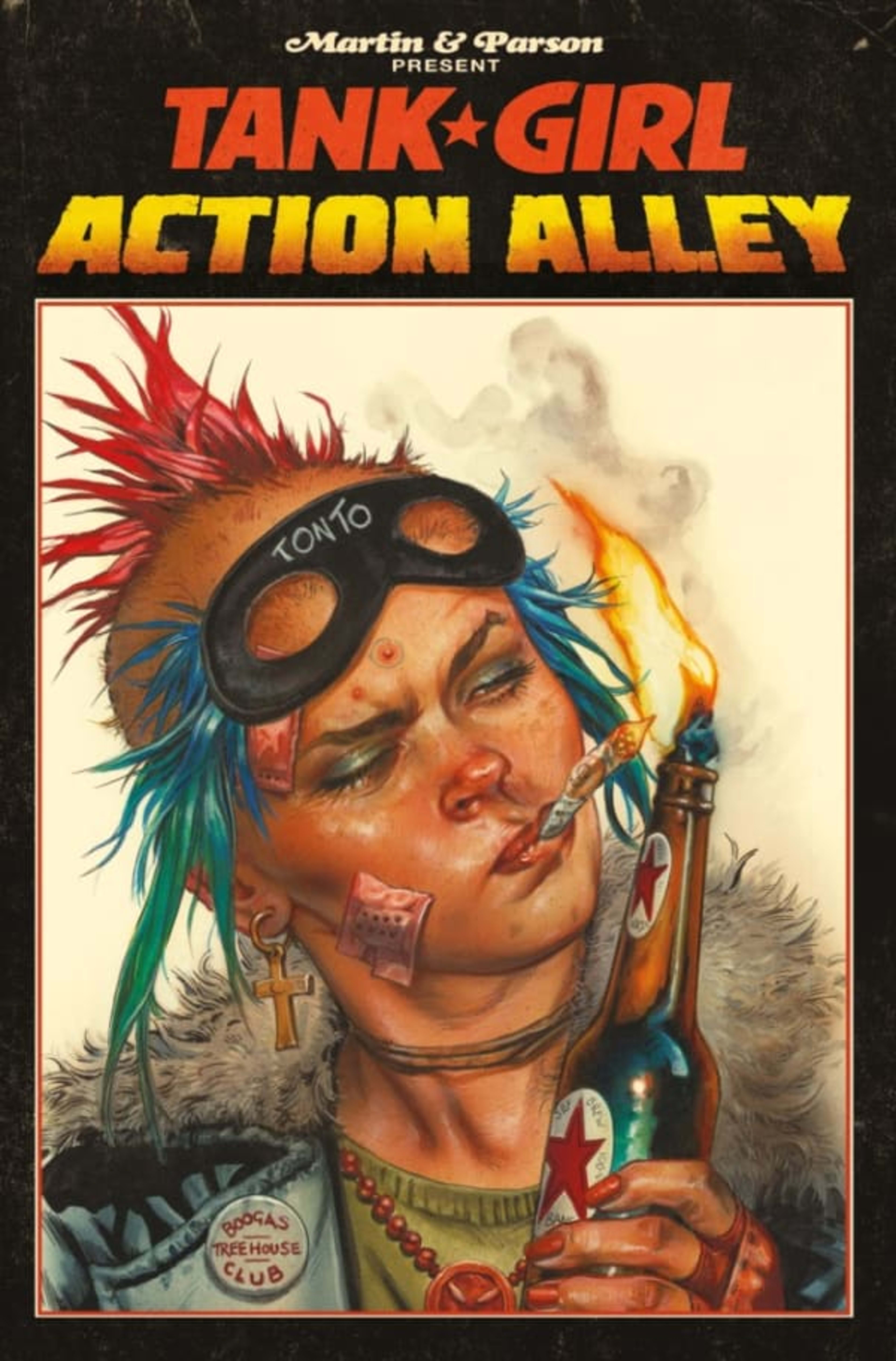 Tank Girl Action Alley cover — © Titan Comics