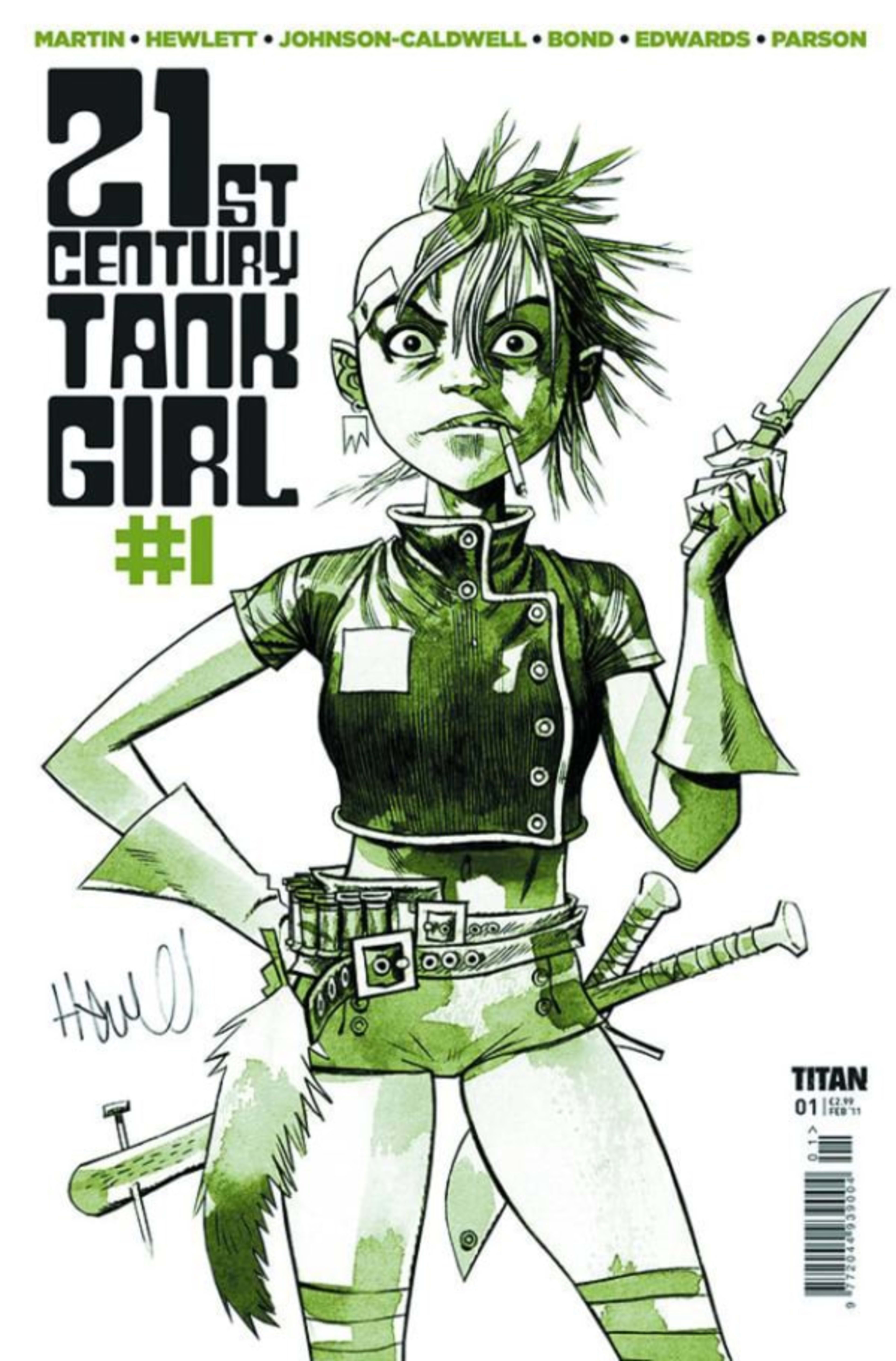 Tank Girl: 21st Century Tank Girl cover — © Titan Comics