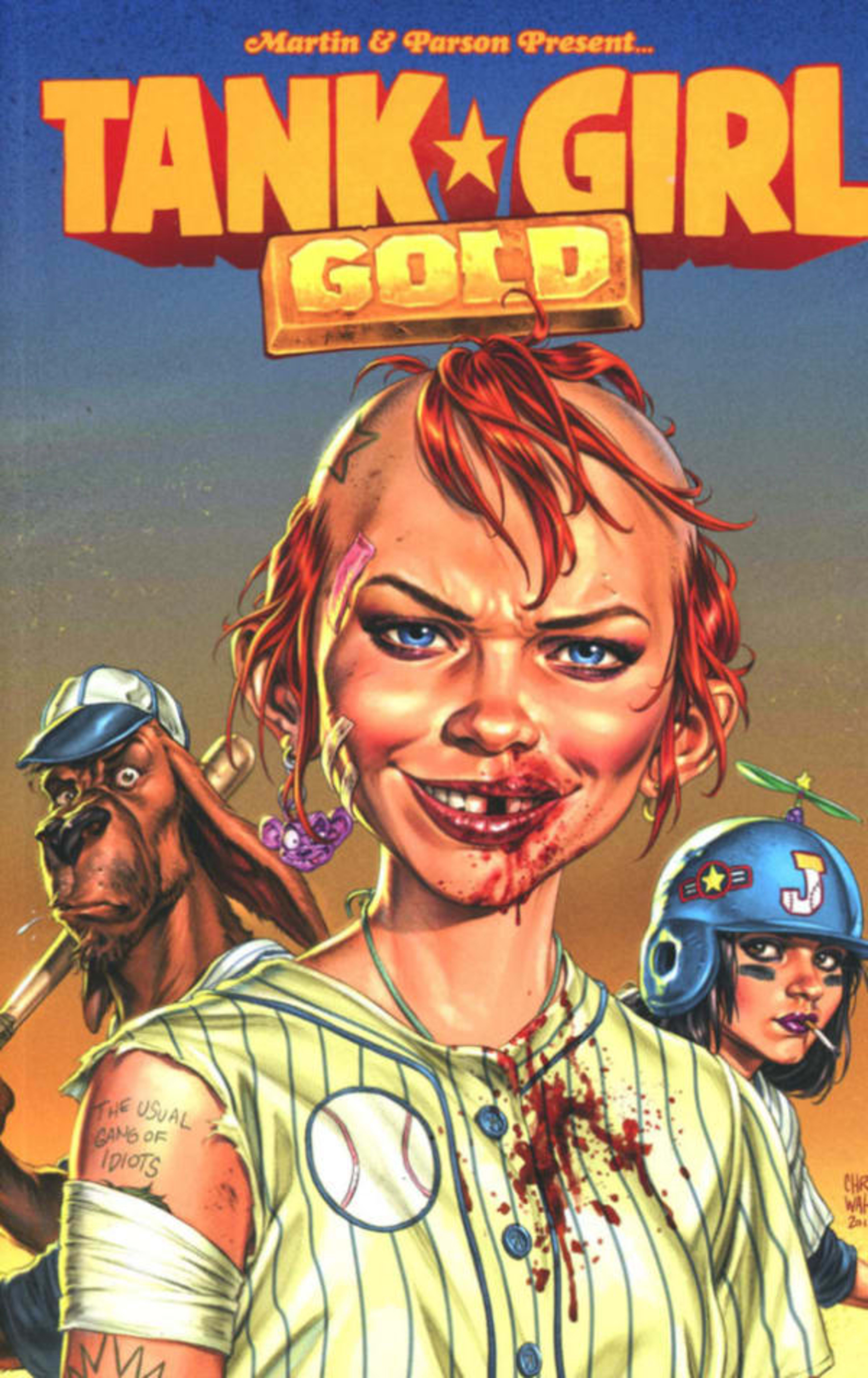 Tank Girl: Gold cover — © Titan Comics
