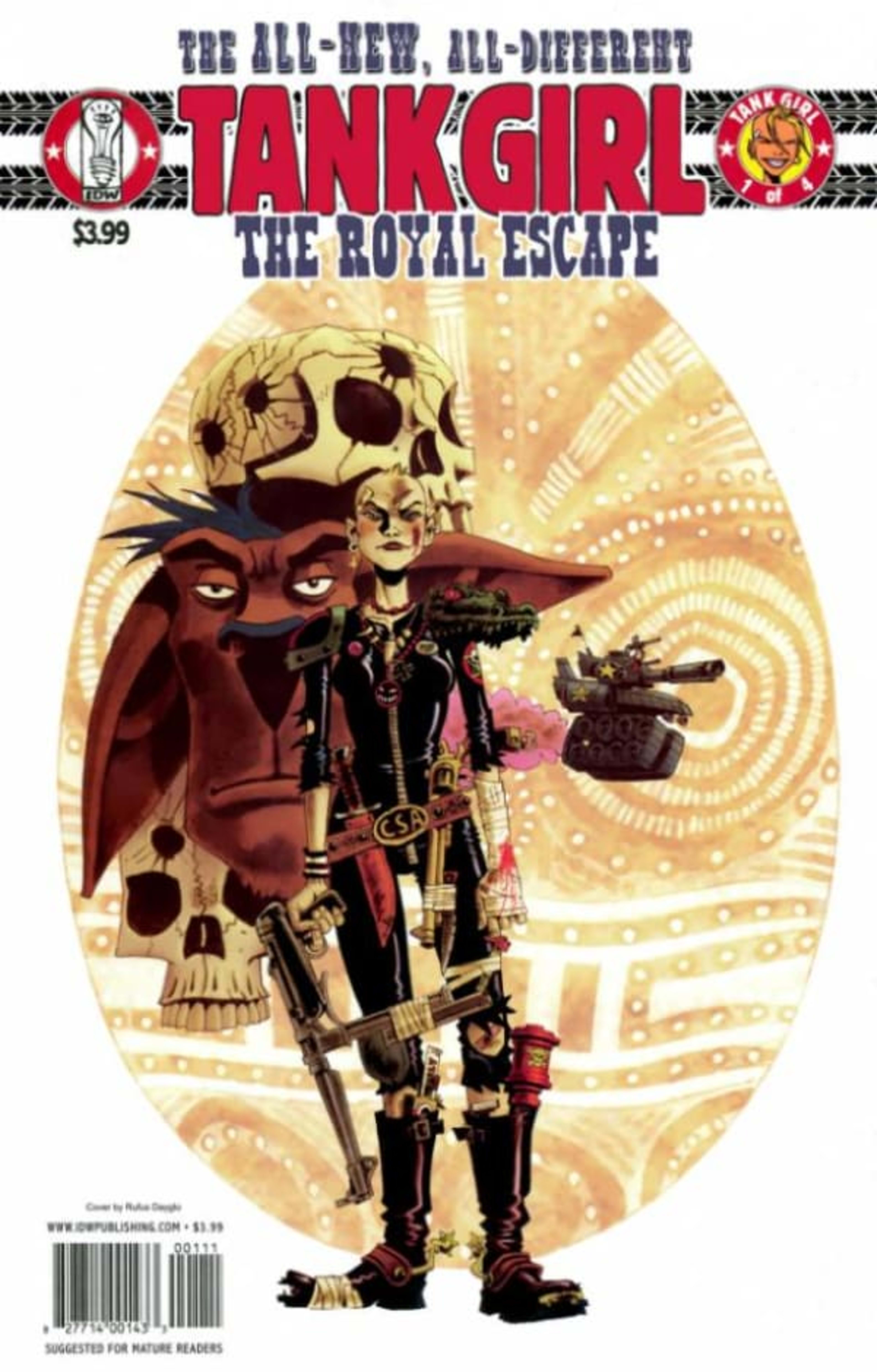 Tank Girl: The Royal Escape cover — © IDW Publishing