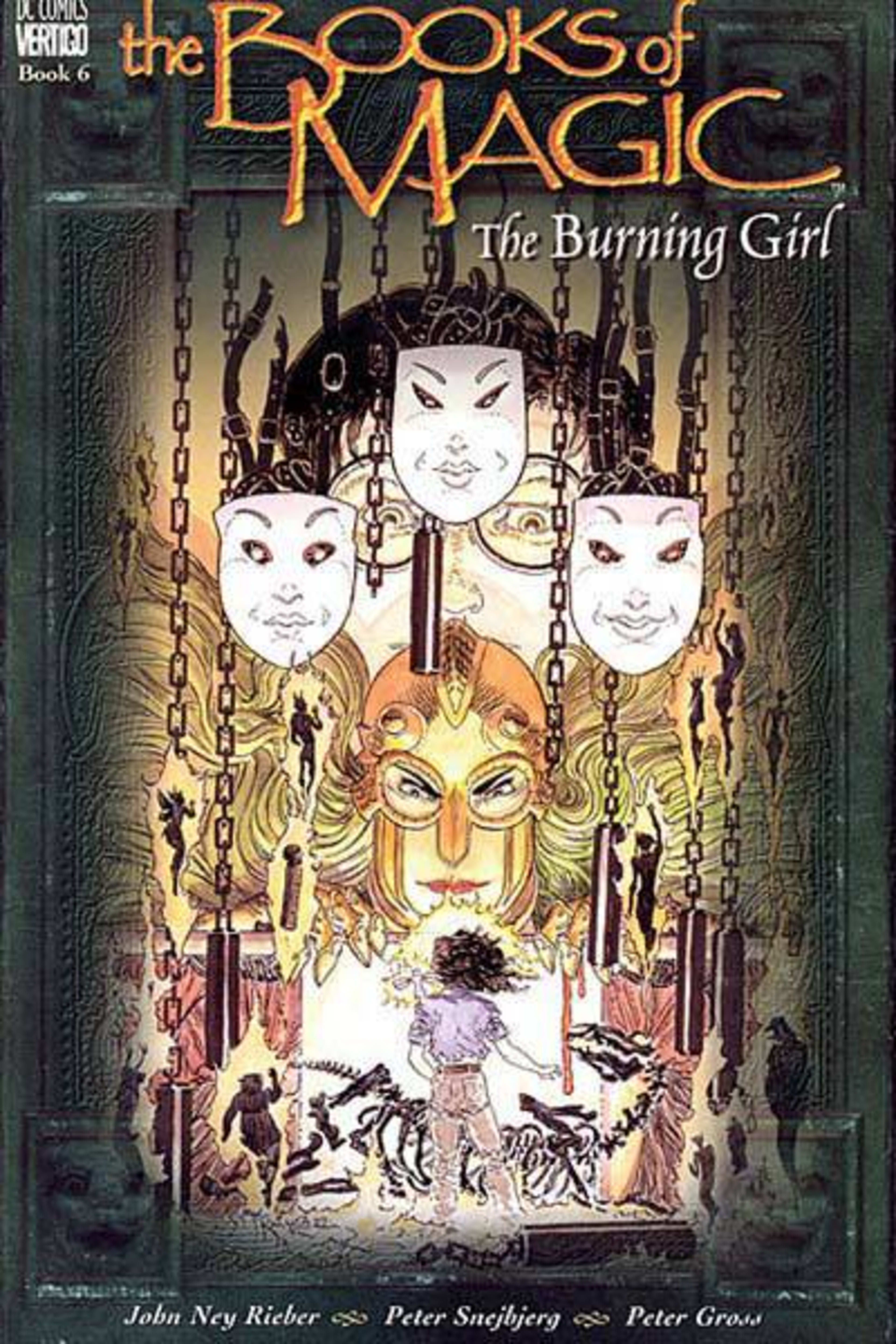 The Books of Magic: The Burning Girl cover — © DC Comics
