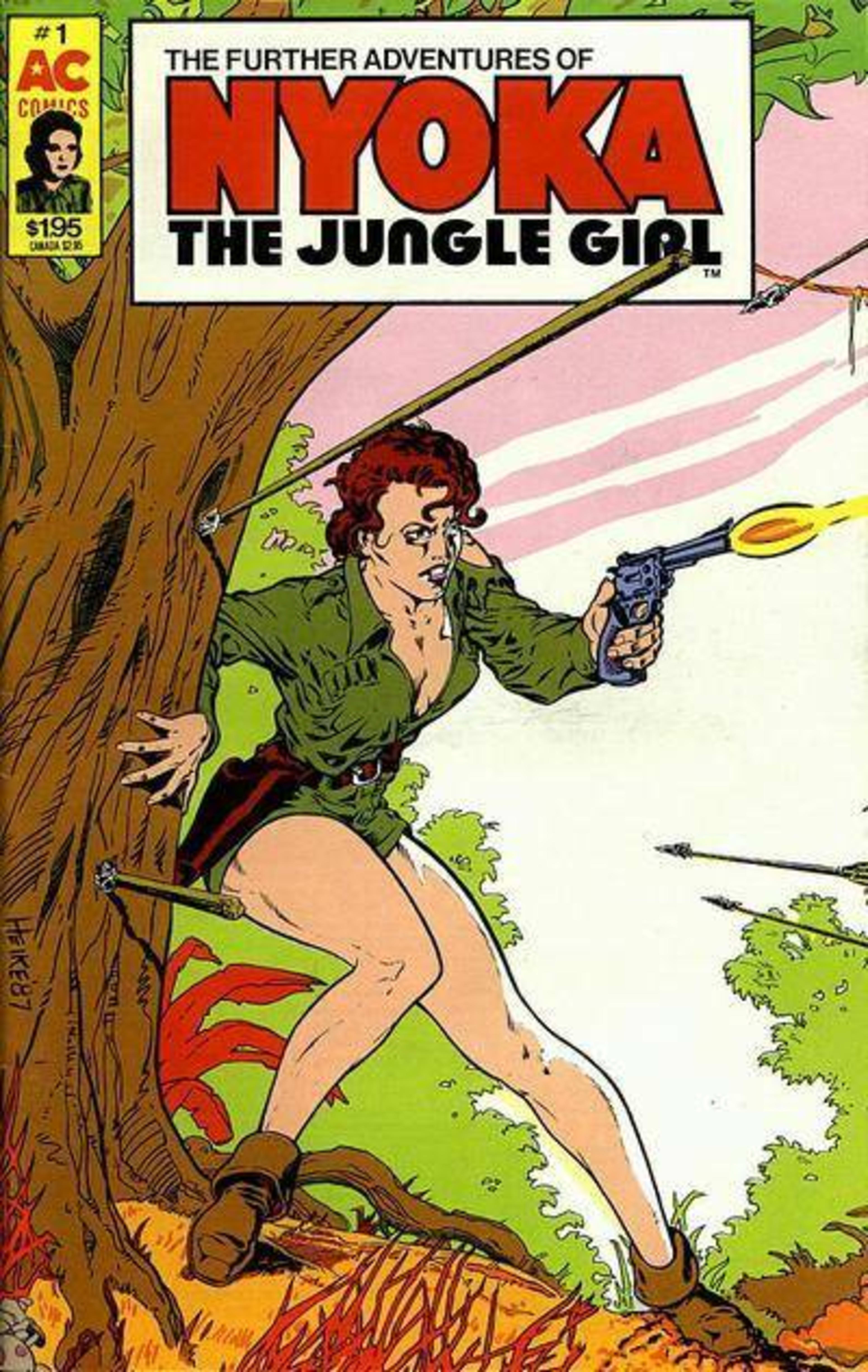 The Further Adventures of Nyoka the Jungle Girl cover — © AC Comics