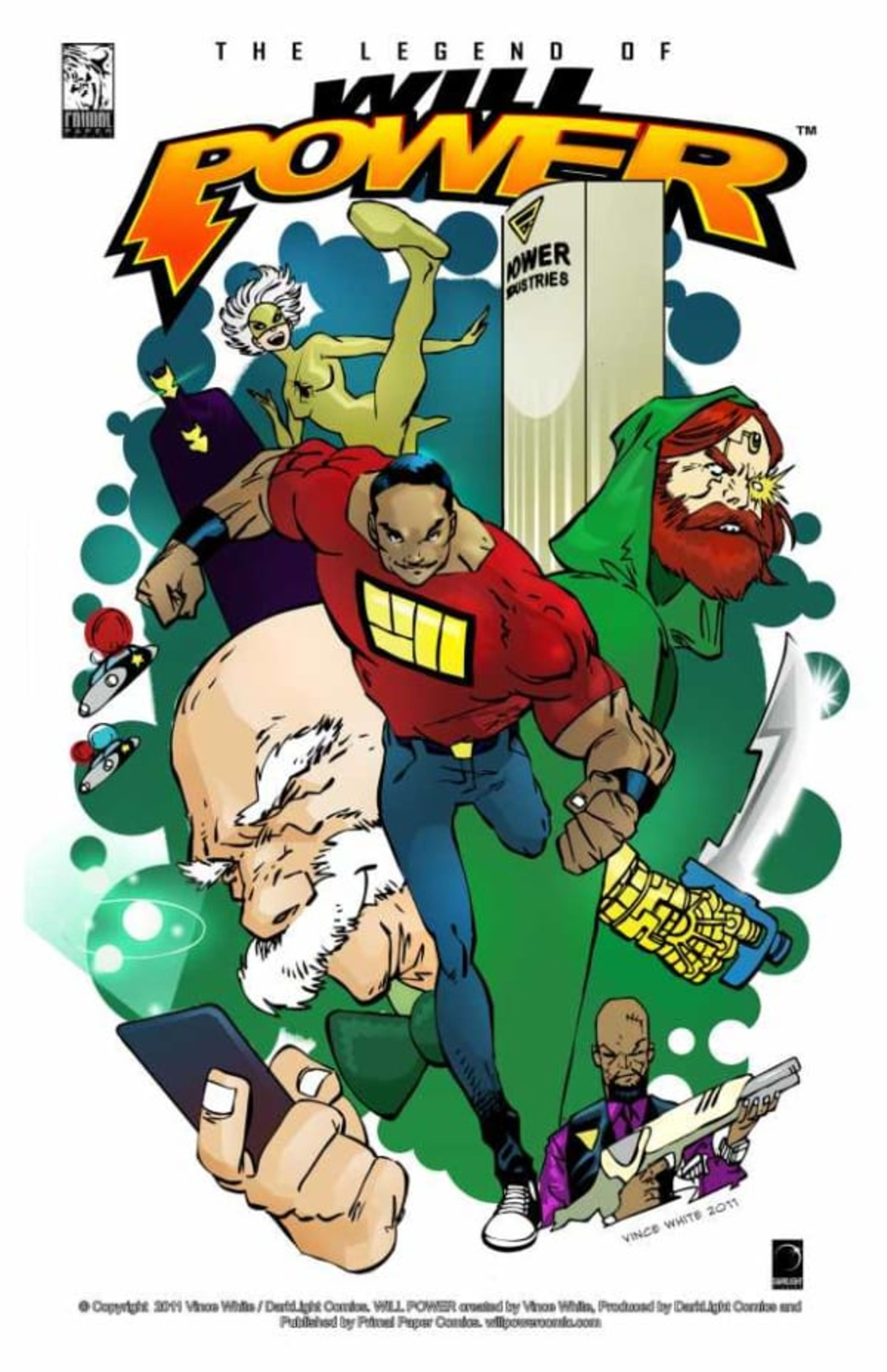 The Legend Of Will Power cover — © Primal Paper Comics