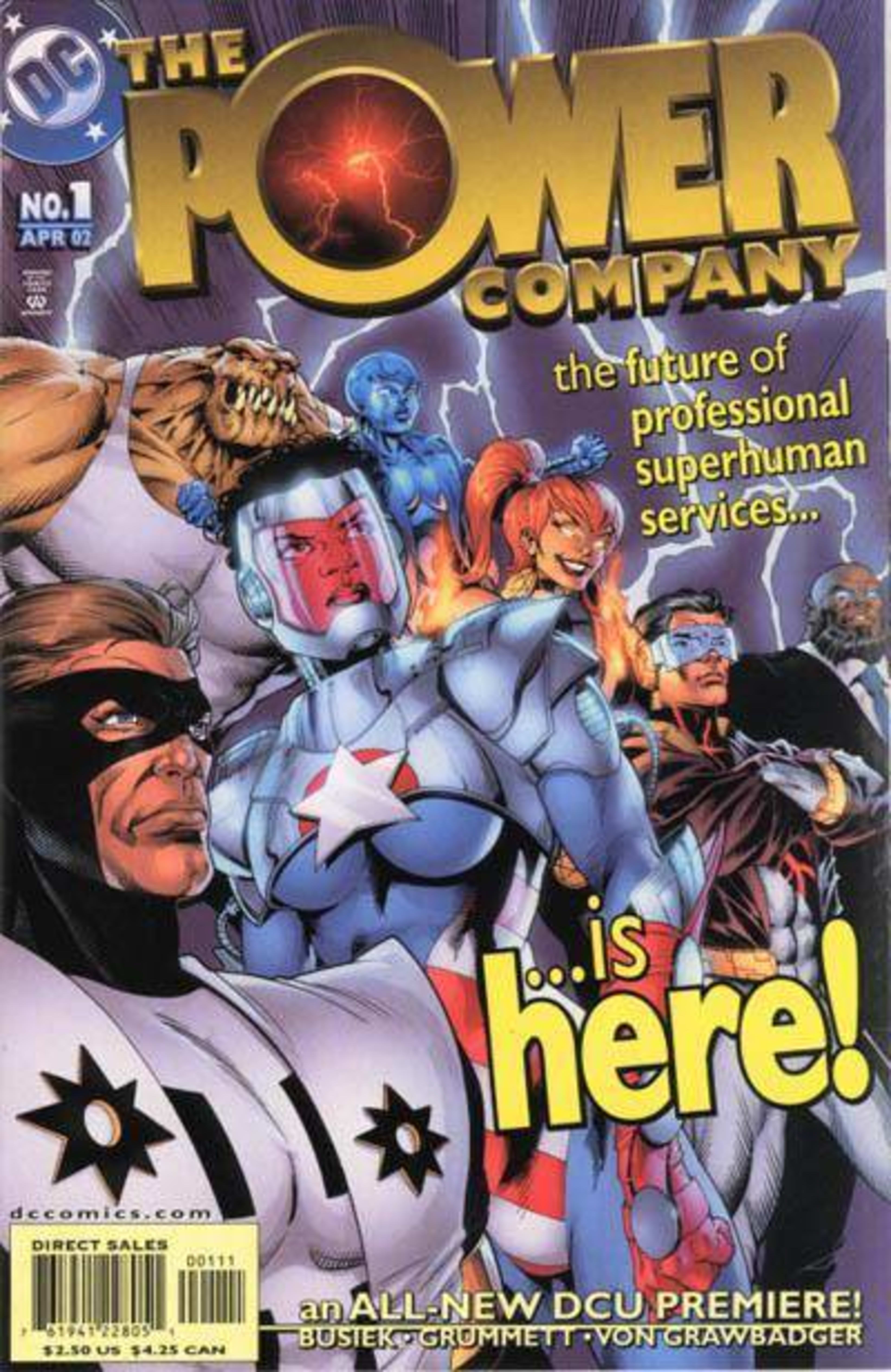 The Power Company cover — © DC Comics