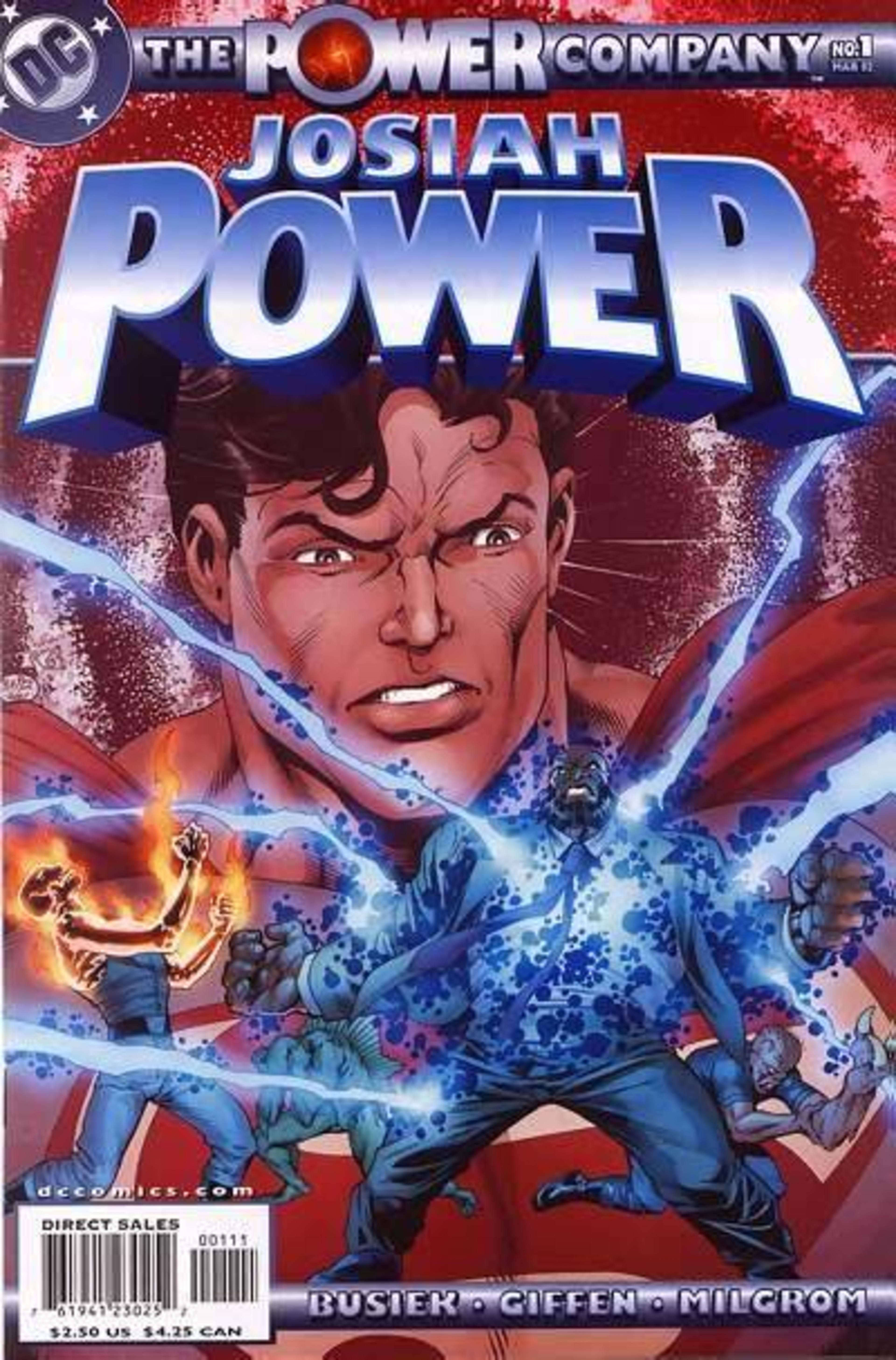 The Power Company: Josiah Power cover — © DC Comics