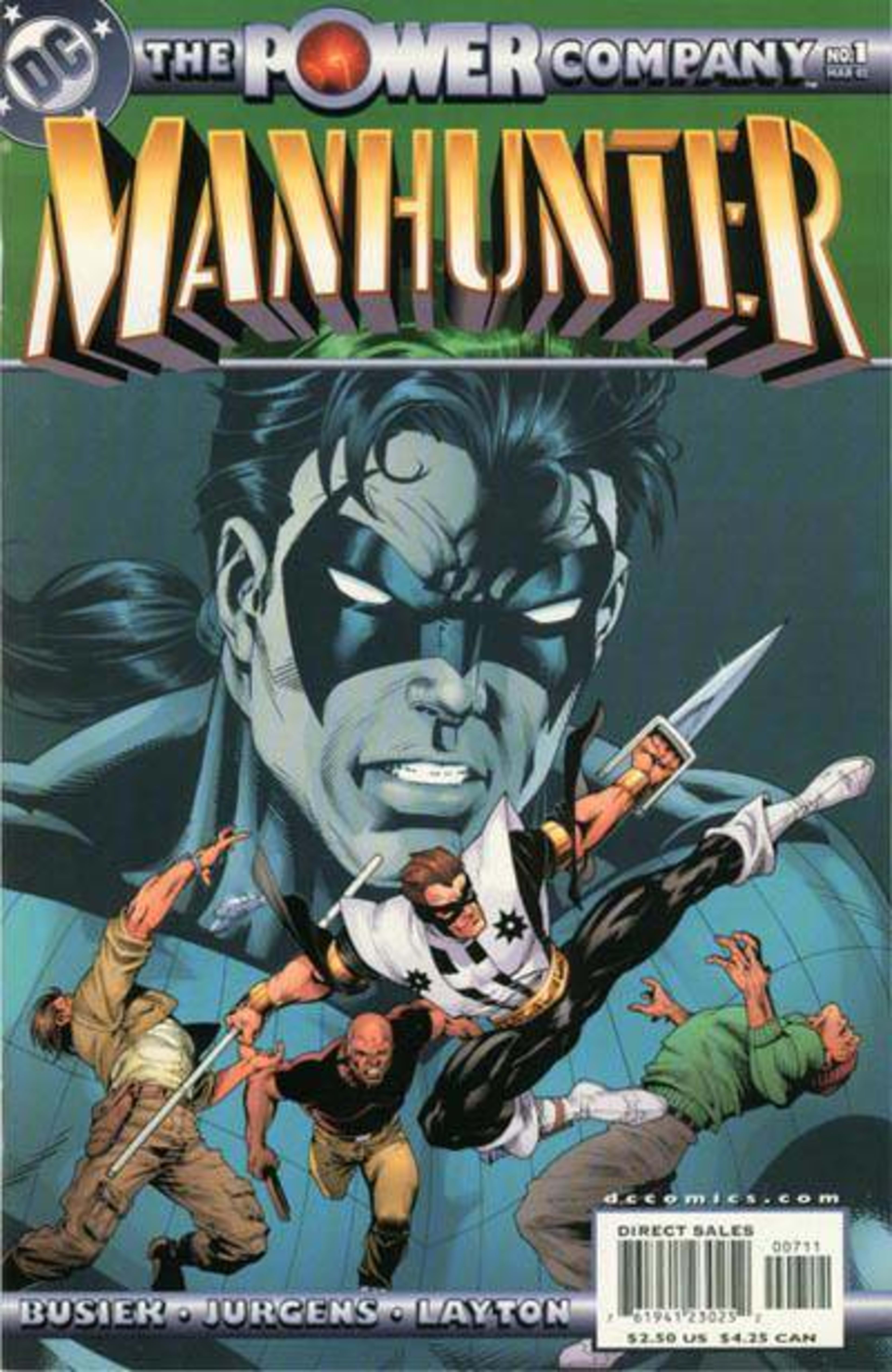 The Power Company: Manhunter cover — © DC Comics