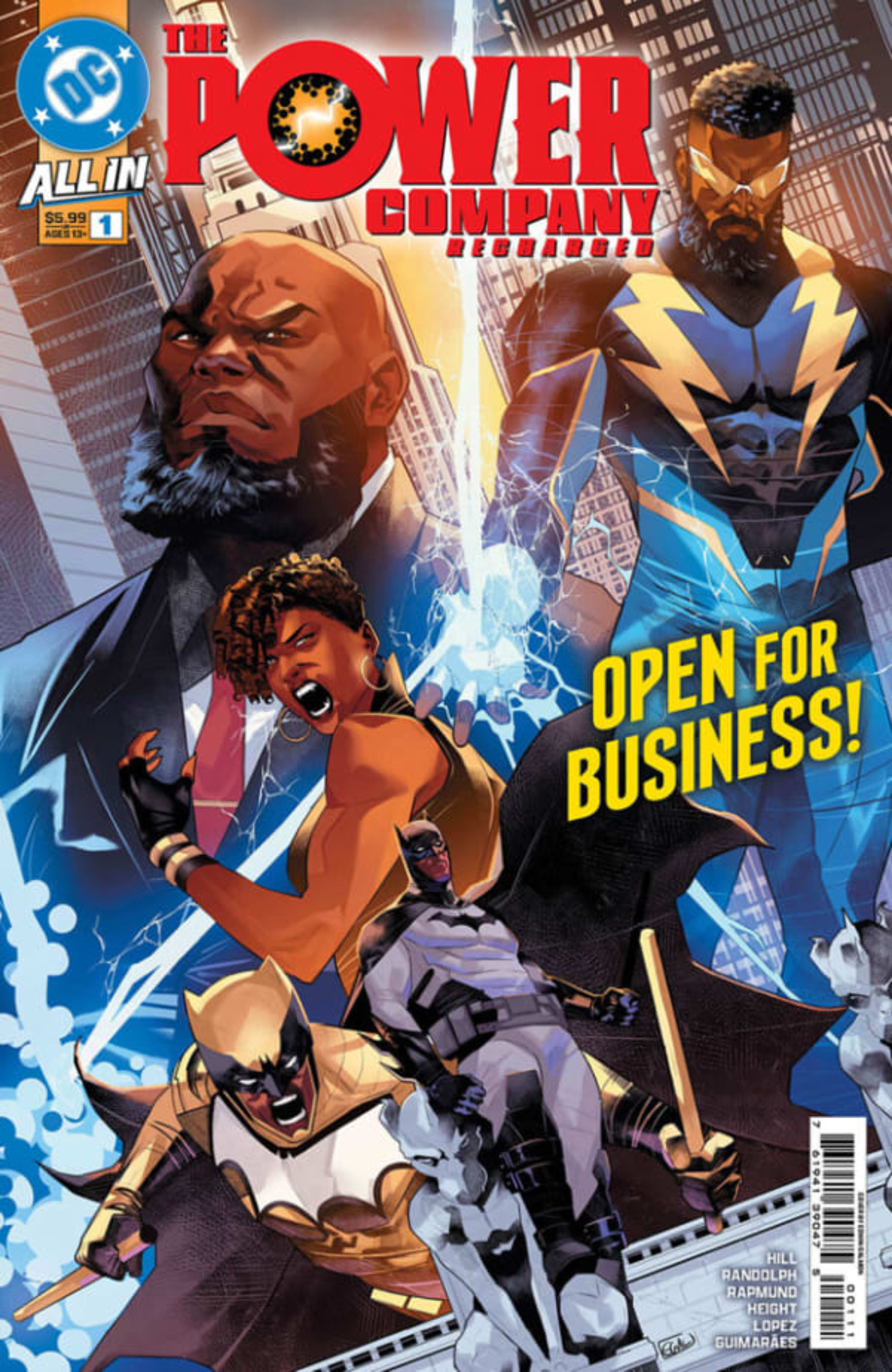 The Power Company: Recharged cover — © DC Comics