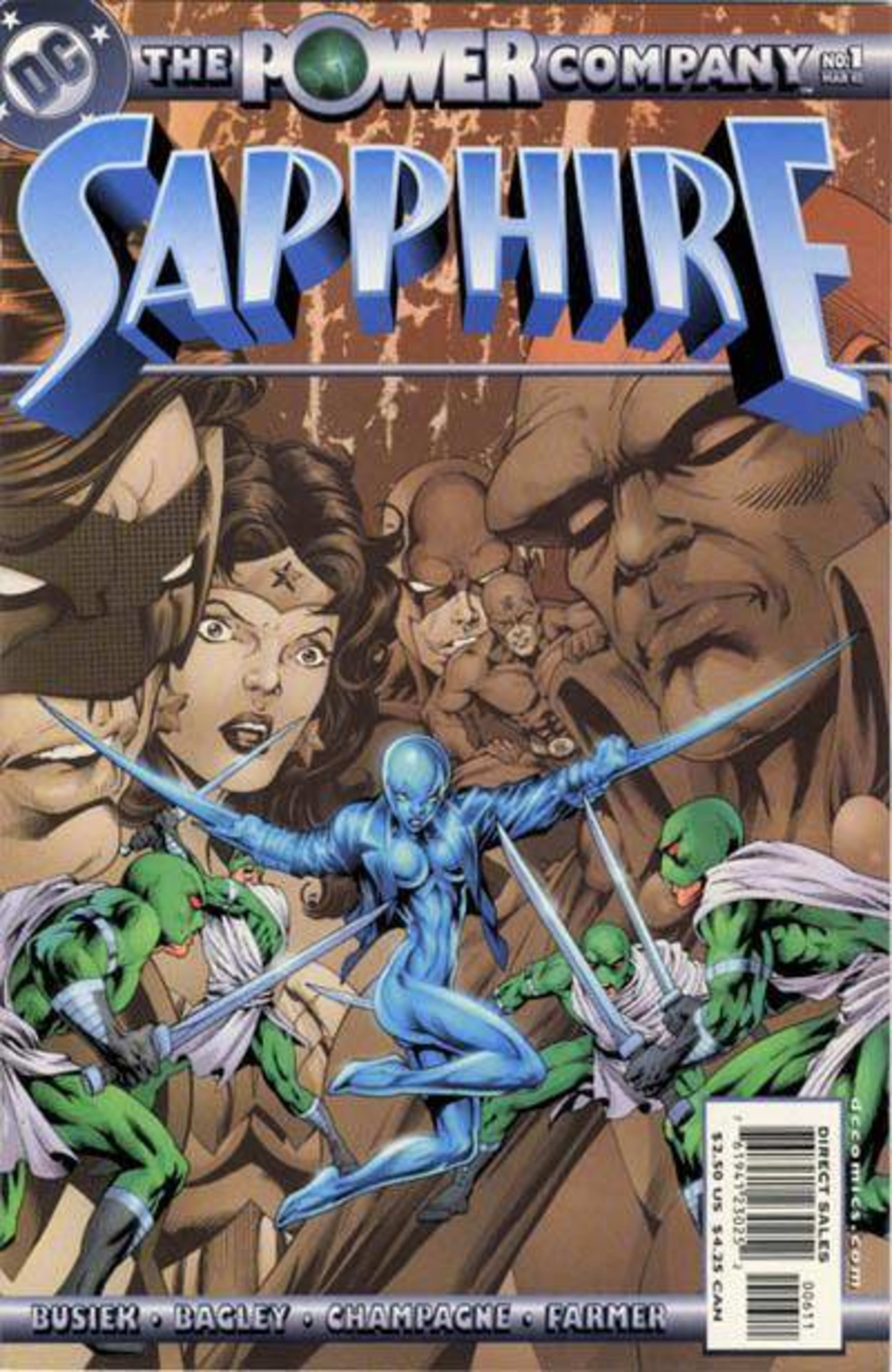 The Power Company: Sapphire cover — © DC Comics