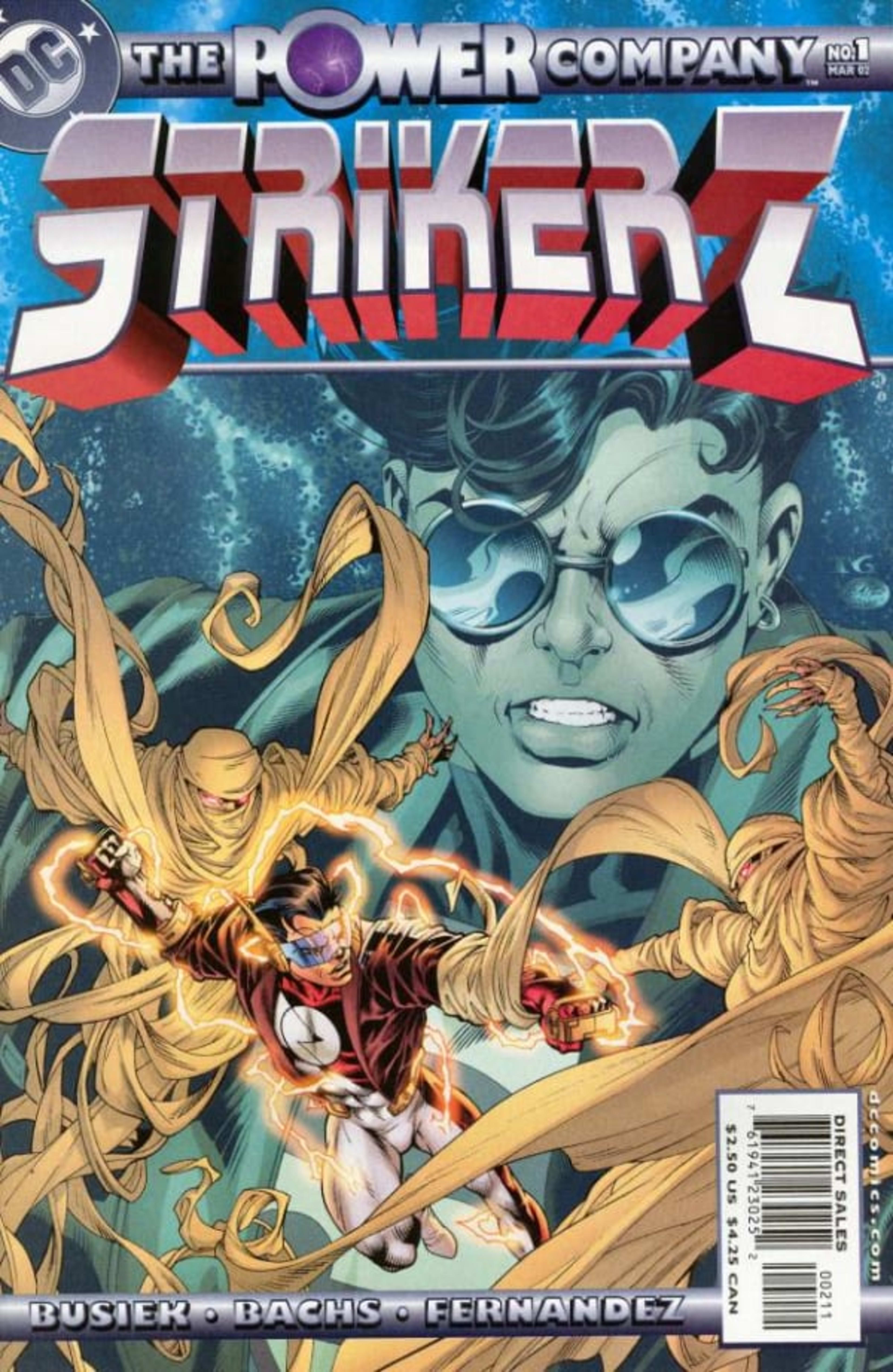 The Power Company: Striker Z cover — © DC Comics