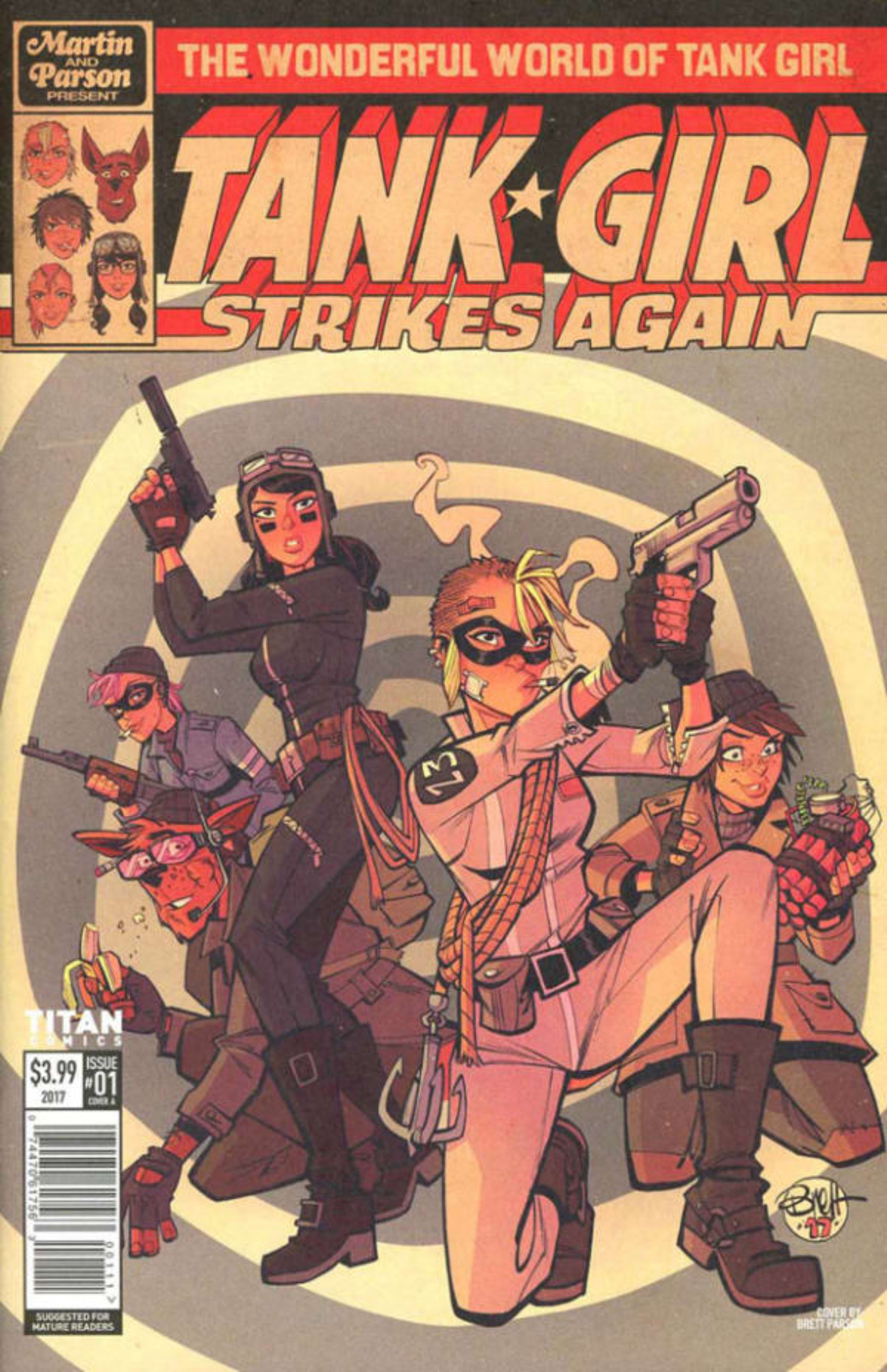 The Wonderful World of Tank Girl cover — © Titan Comics