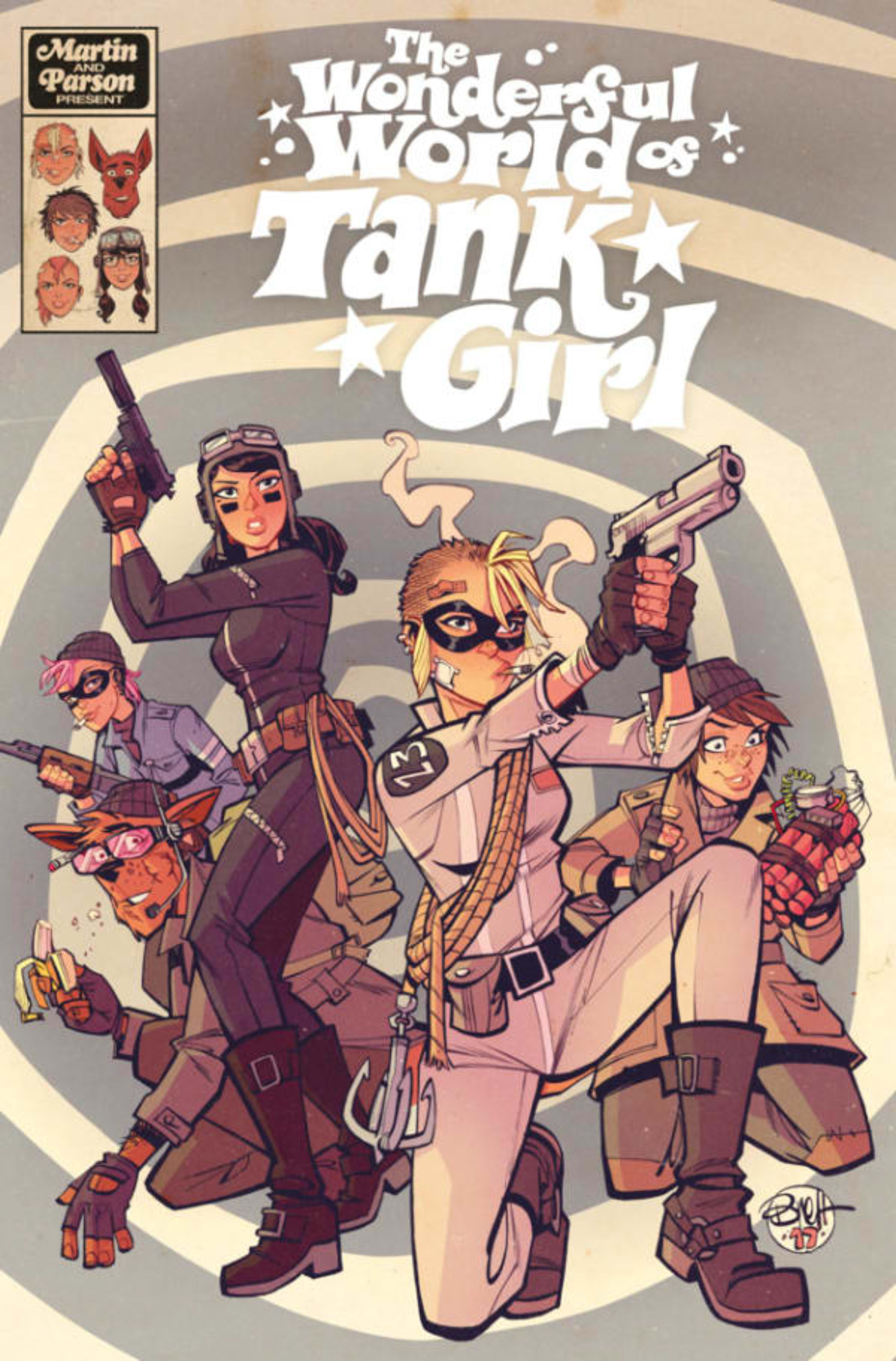 The Wonderful World of Tank Girl cover — © Titan Comics