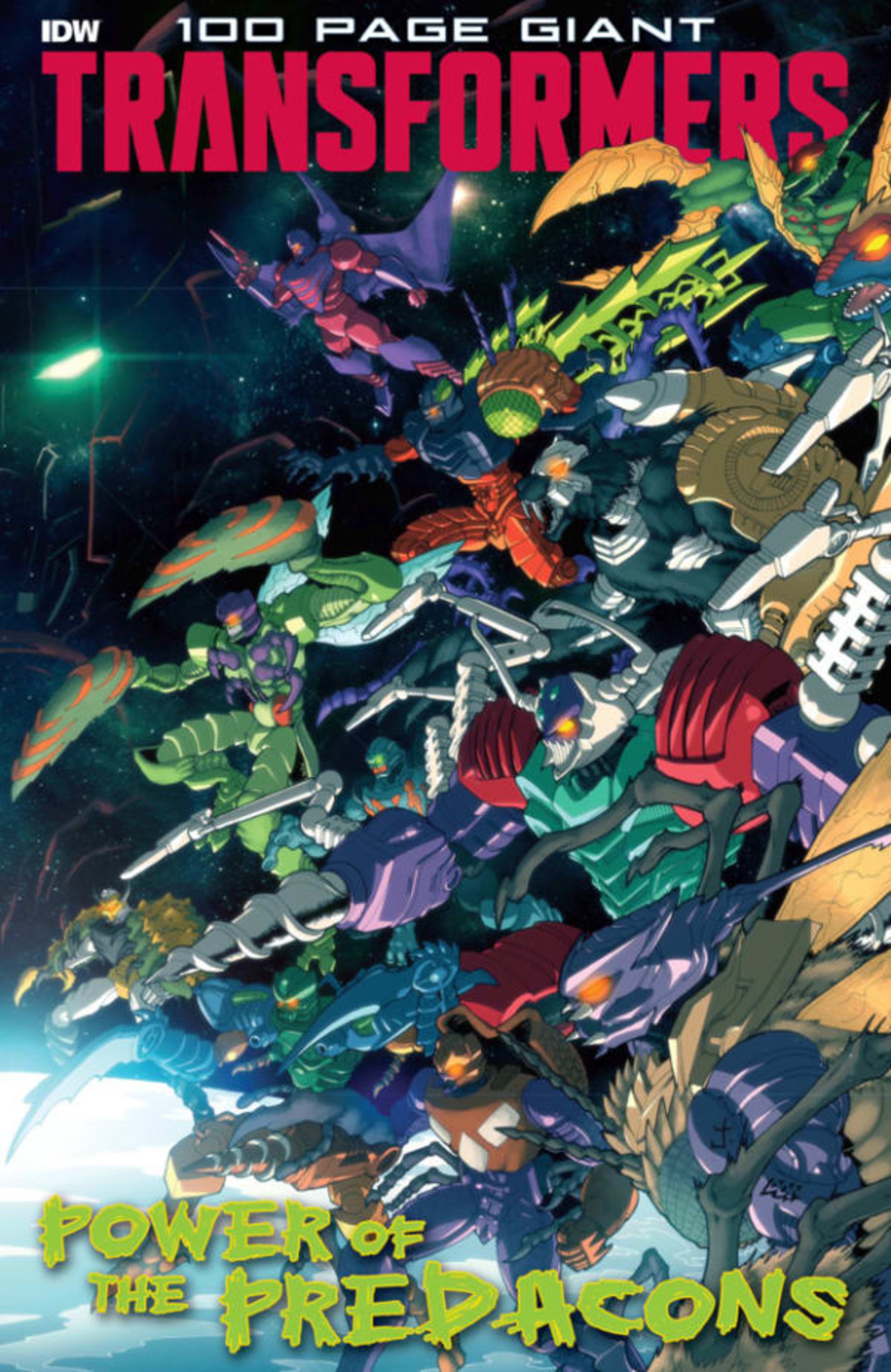 Transformers 100-Page Giant: Power of the Predacons cover — © IDW Publishing