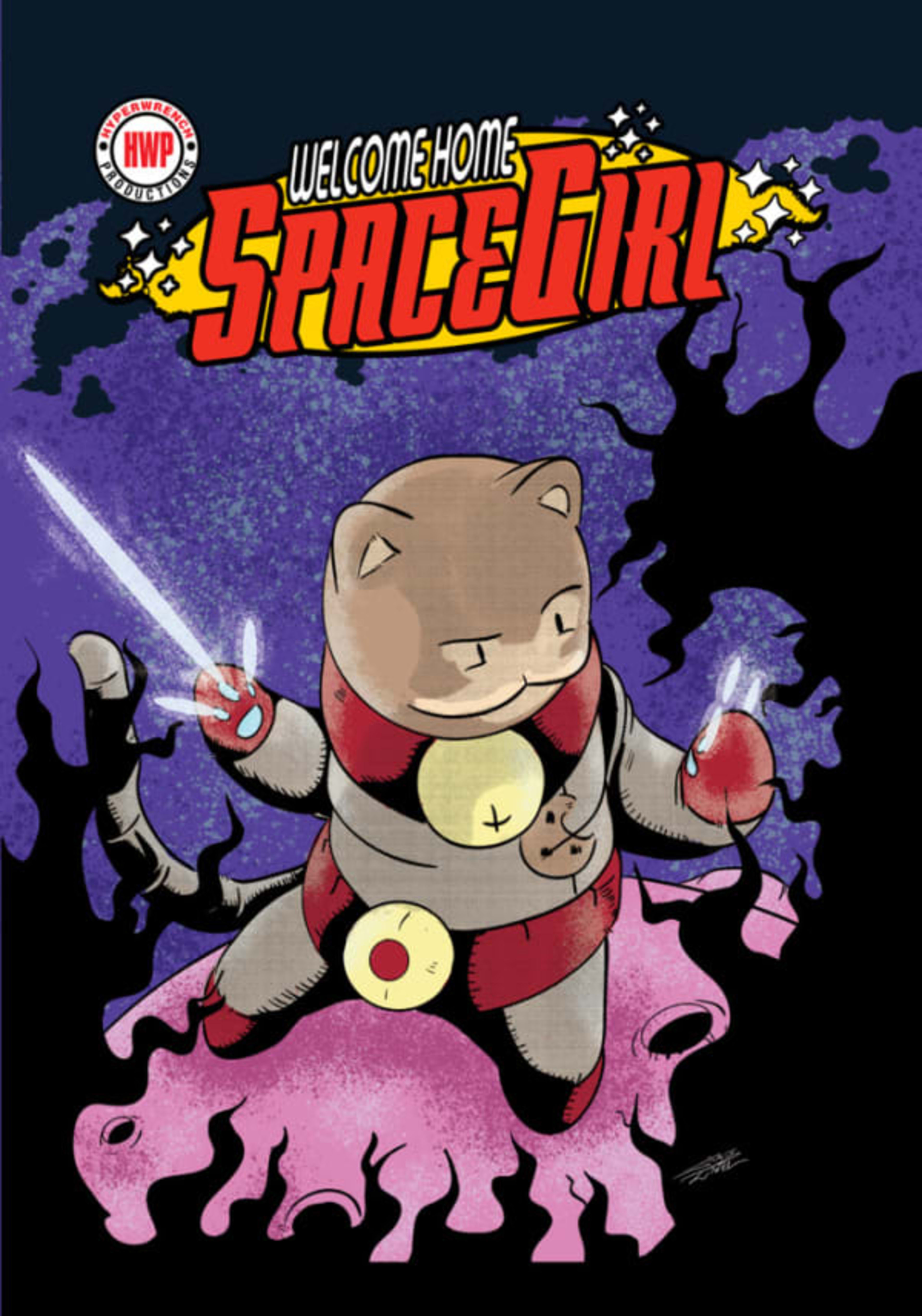 Welcome Home Space Girl cover — © Hyperwrench Productions