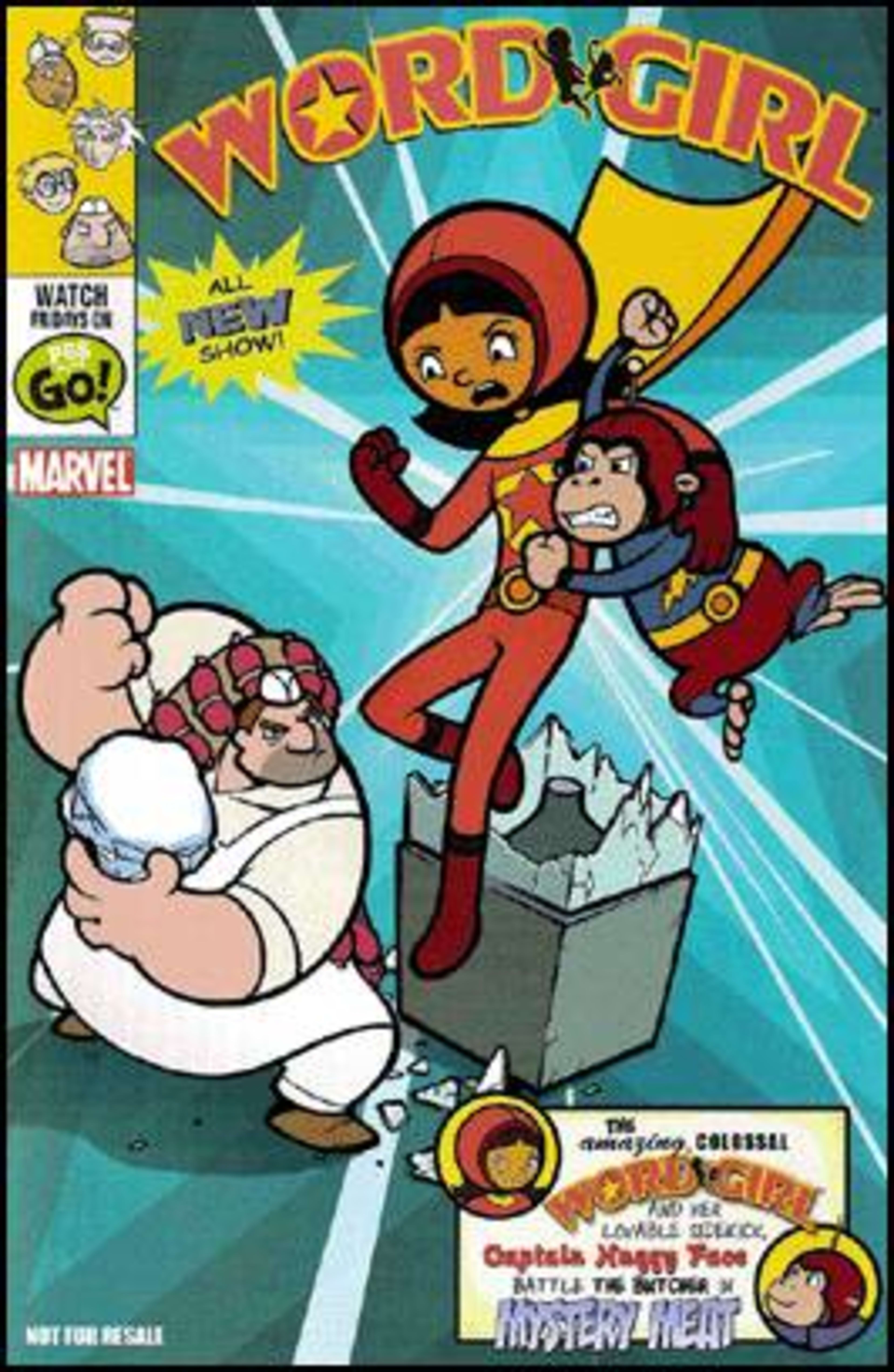 WordGirl: Mystery Meat cover — © Marvel