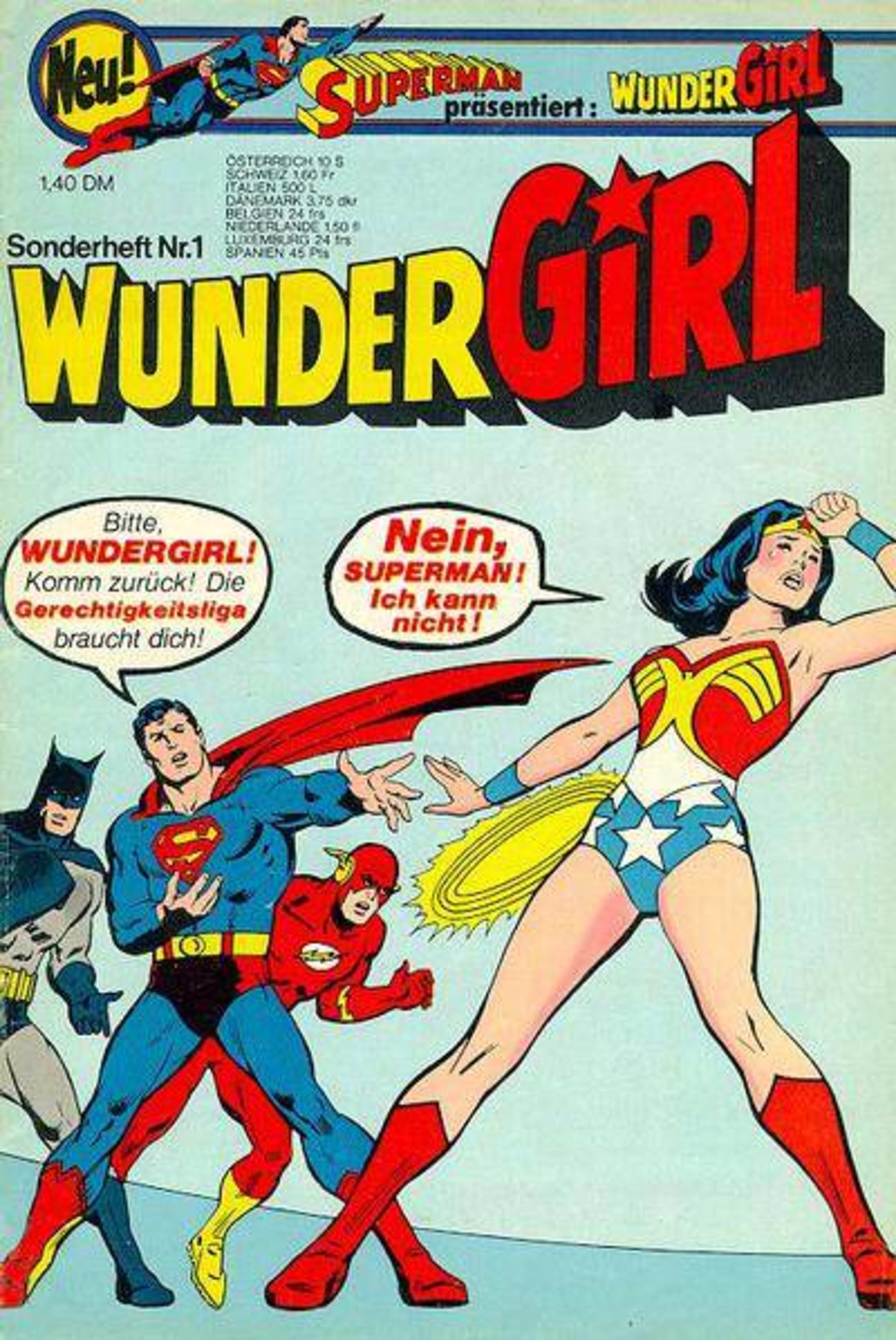 Wunder Girl cover — © Egmont Ehapa Verlag