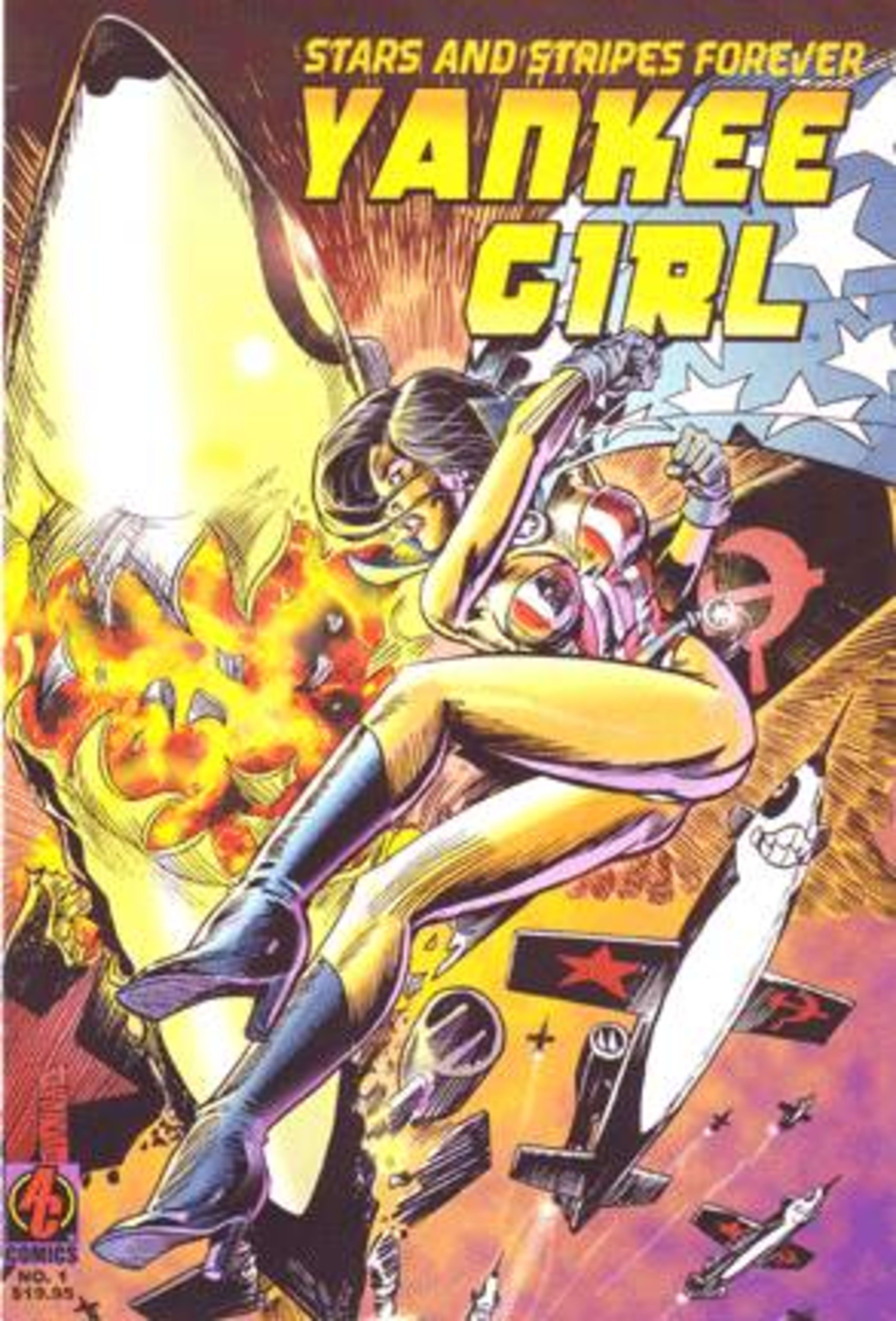 Yankee Girl: Stars and Stripes Forever cover — © AC Comics