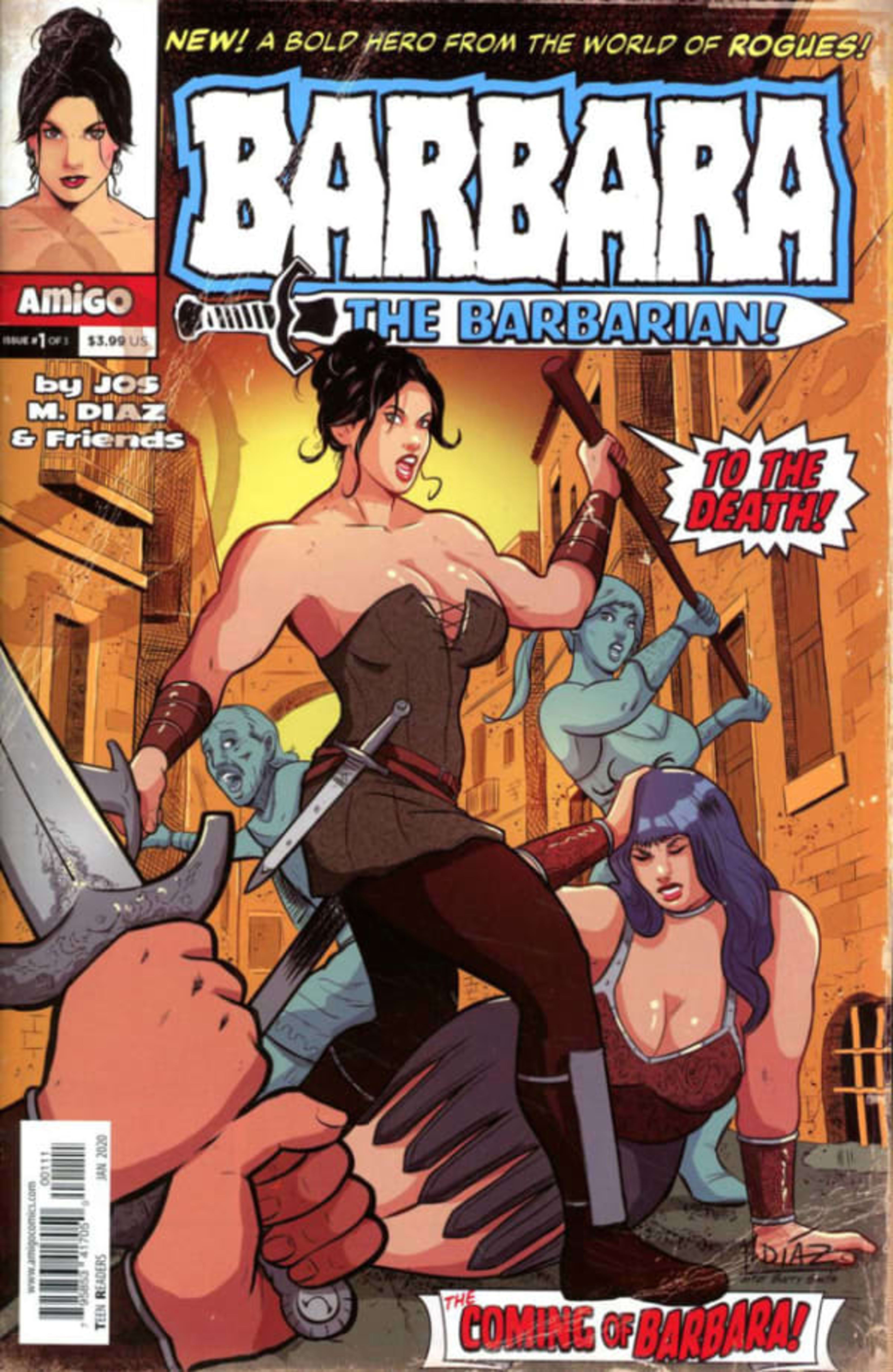 Barbara the Barbarian cover — © Amigo Comics