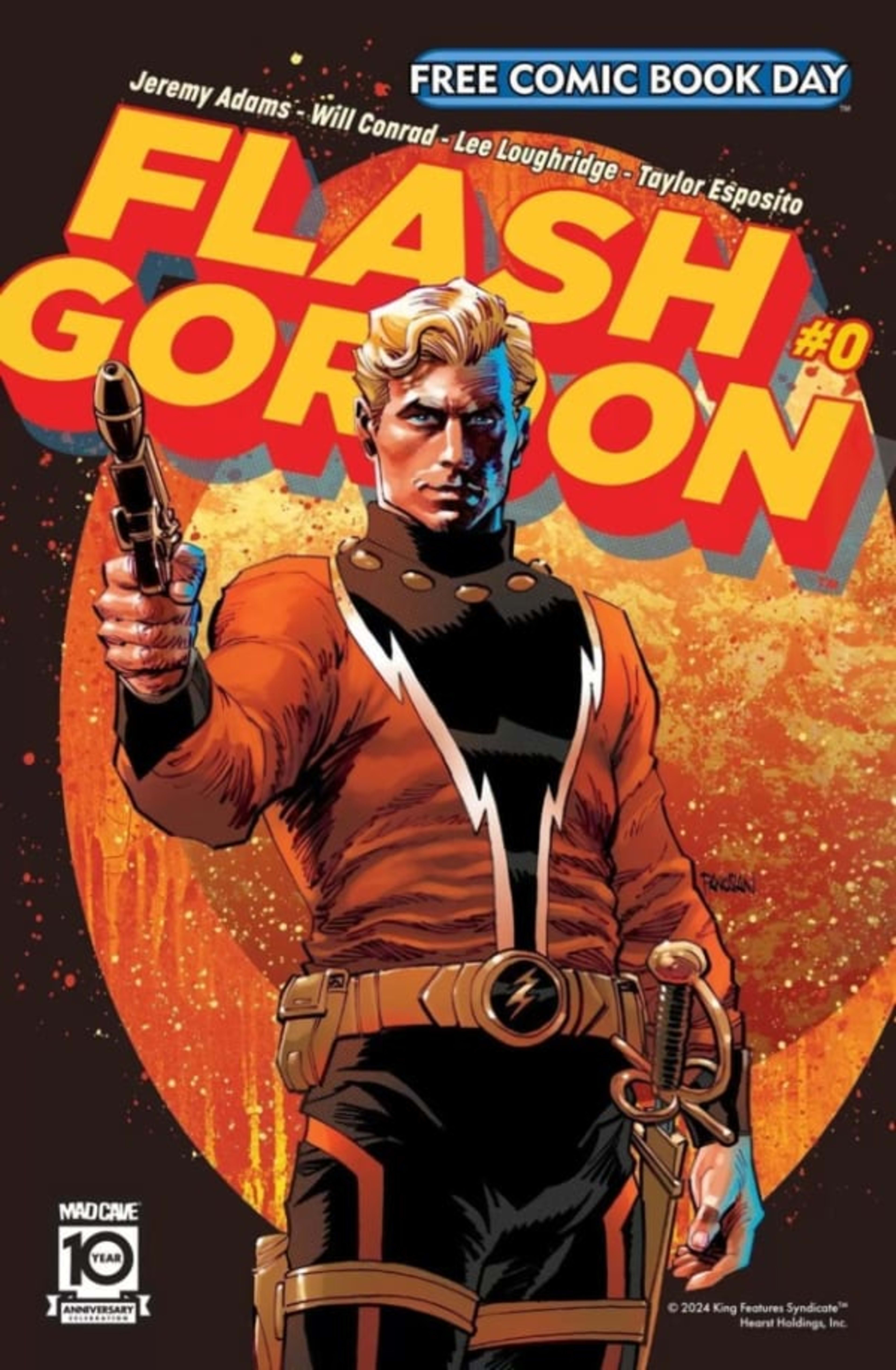 Flash Gordon cover — © Mad Cave Studios
