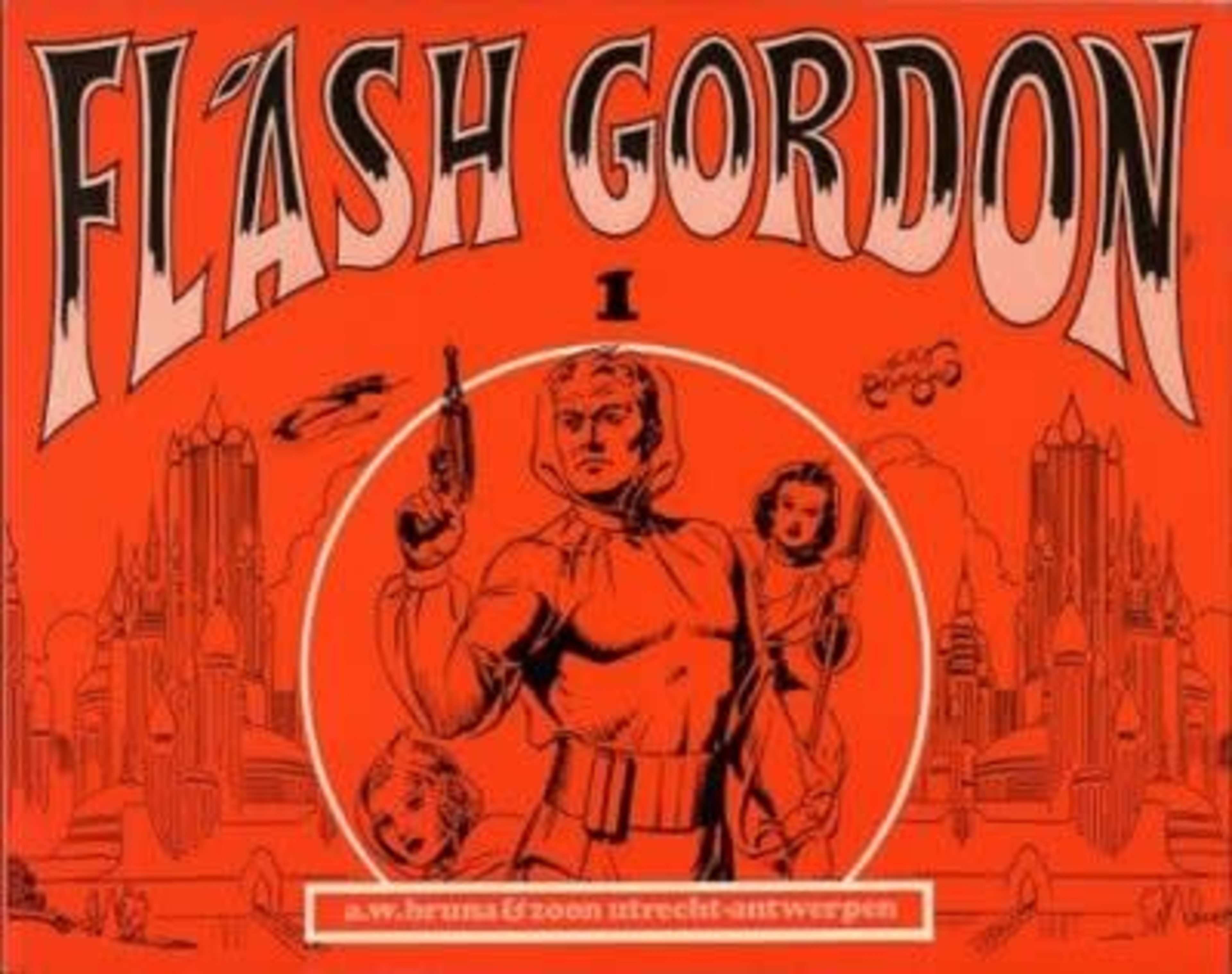 Flash Gordon cover — © A.W. Bruna & Zoon