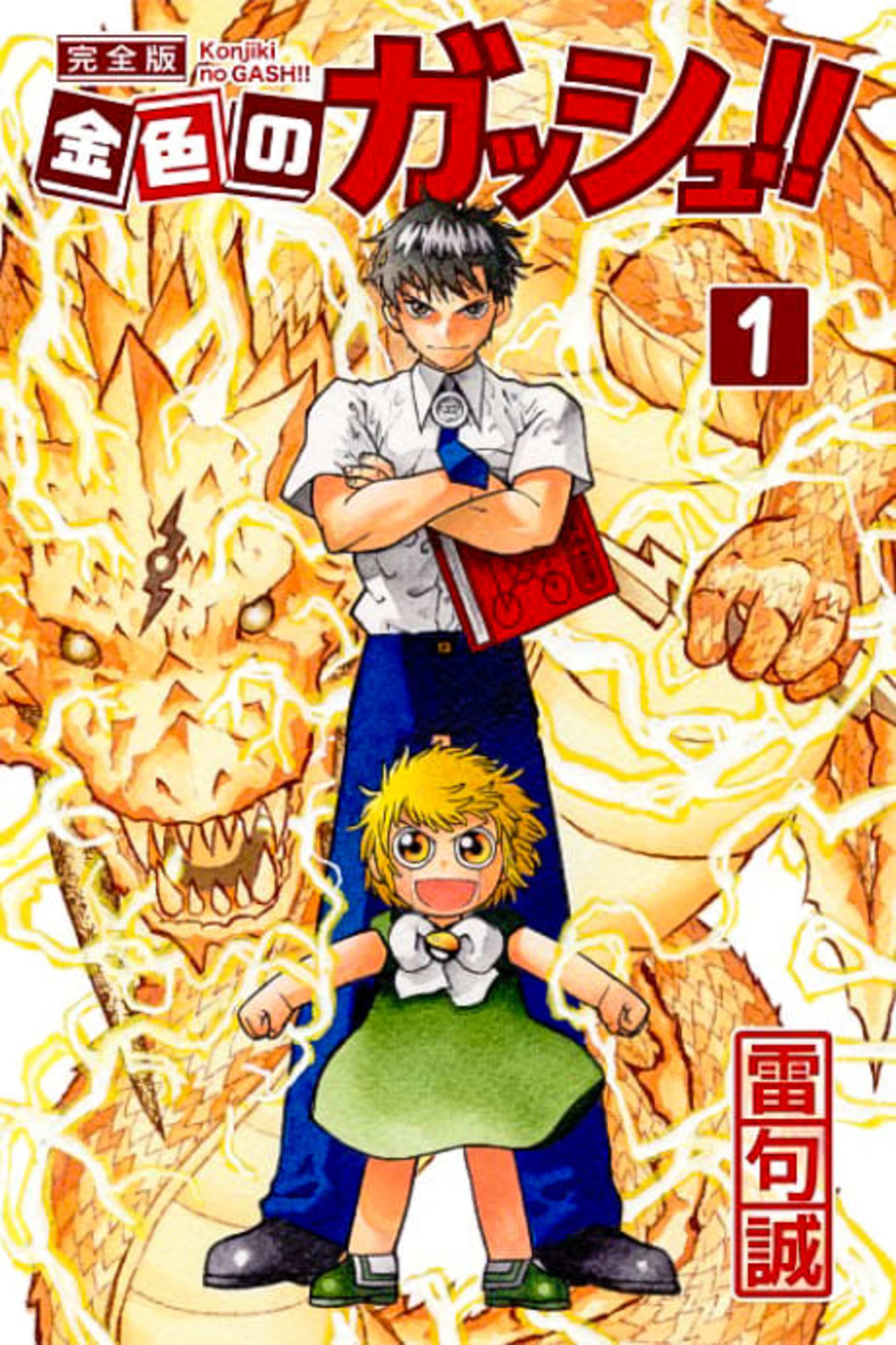 Konjiki no Gash!! Kanzenban cover — © Viz Media