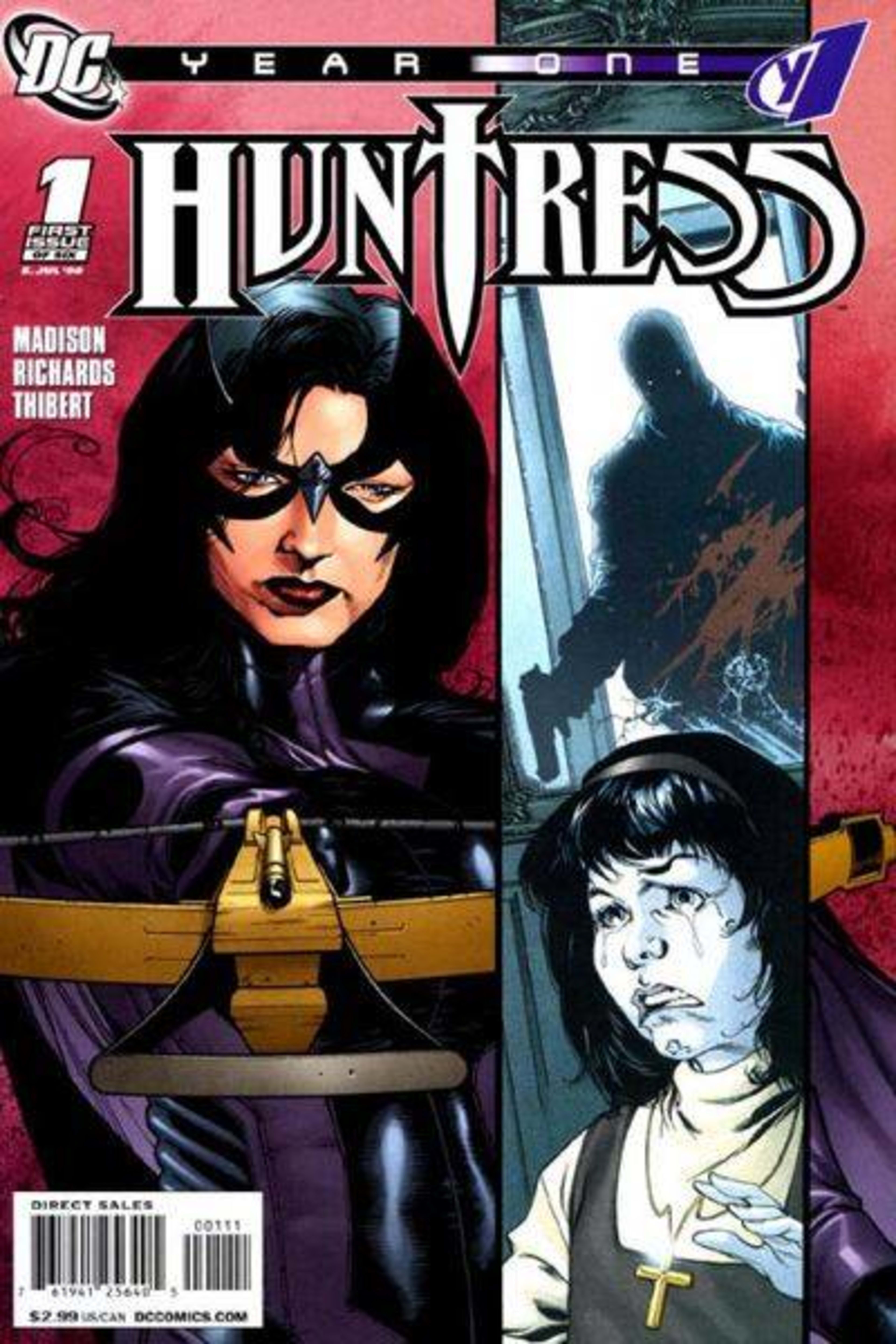 Huntress: Year One cover — © DC Comics
