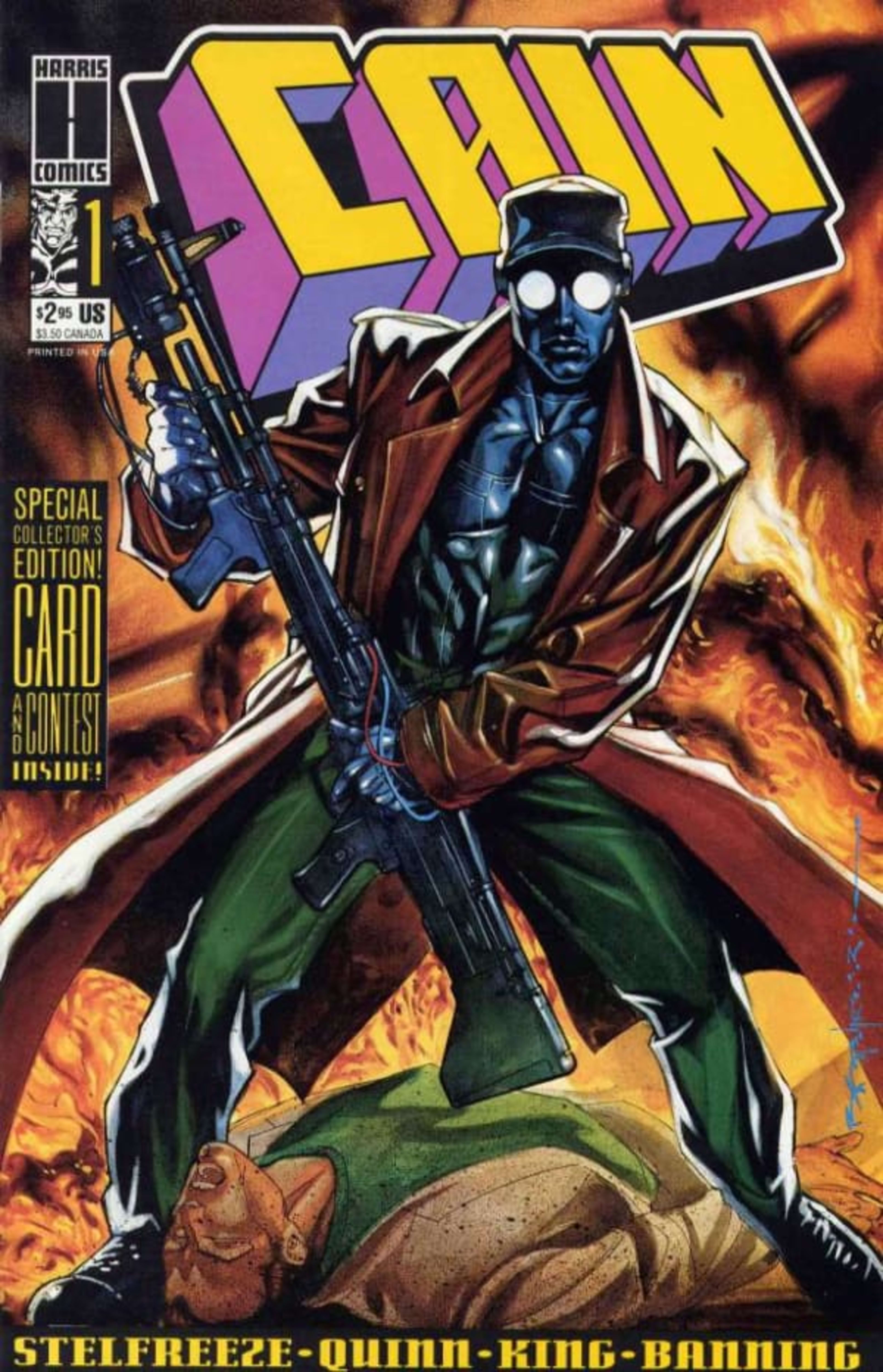 Cain cover — © Harris Comics
