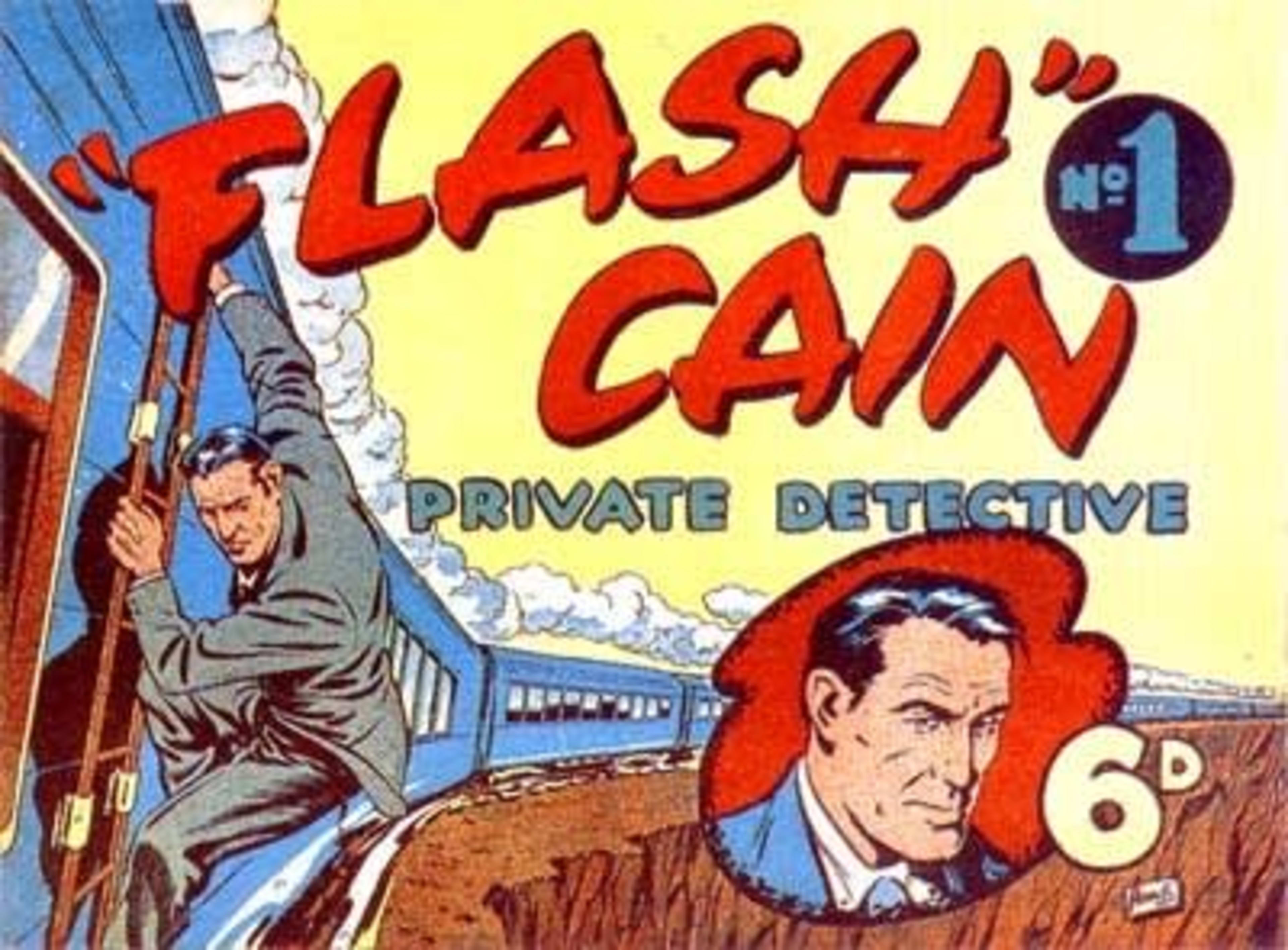 Flash Cain Private Detective cover — © Unknown