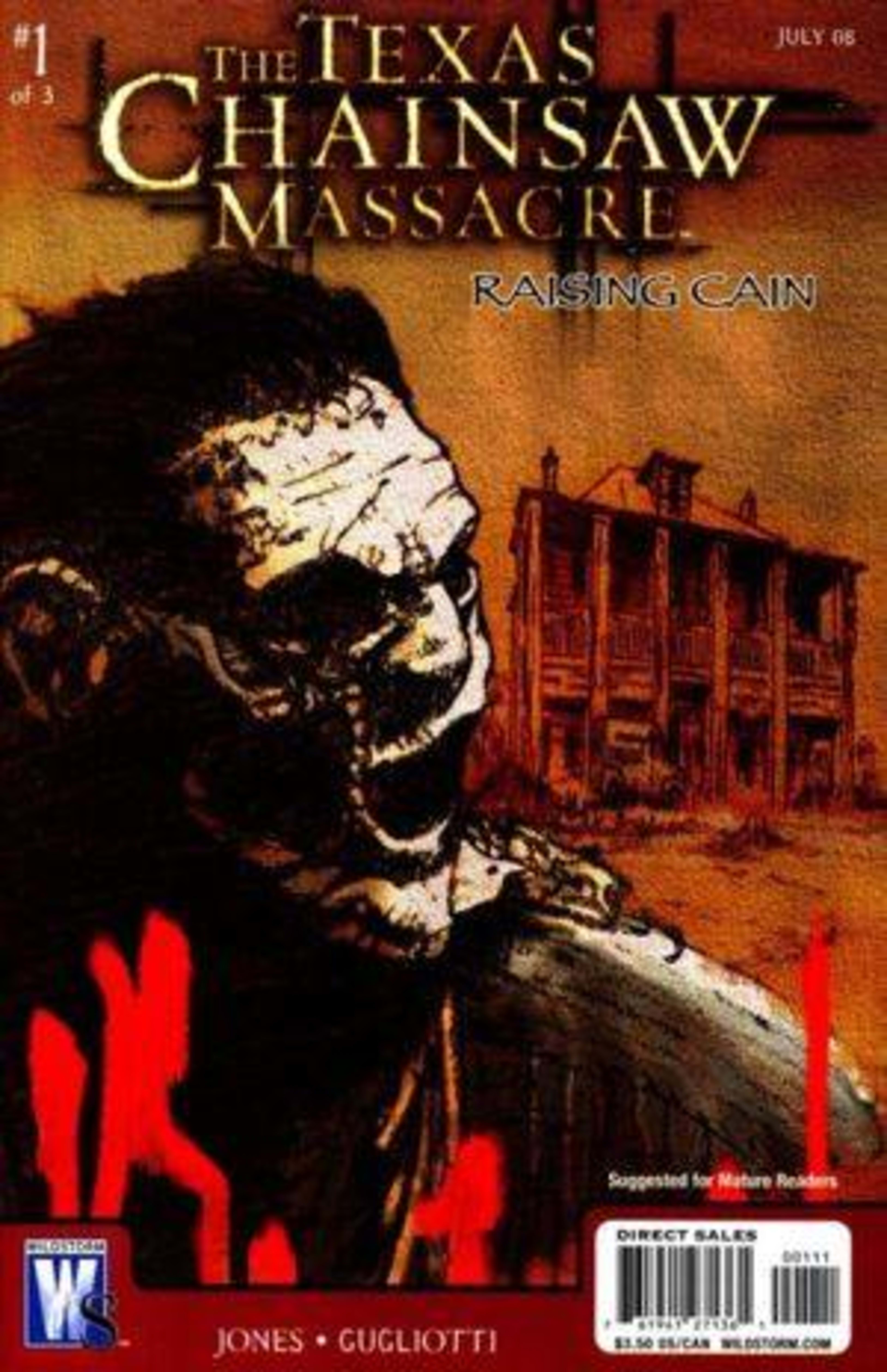 Texas Chainsaw Massacre: Raising Cain cover — © DC Comics