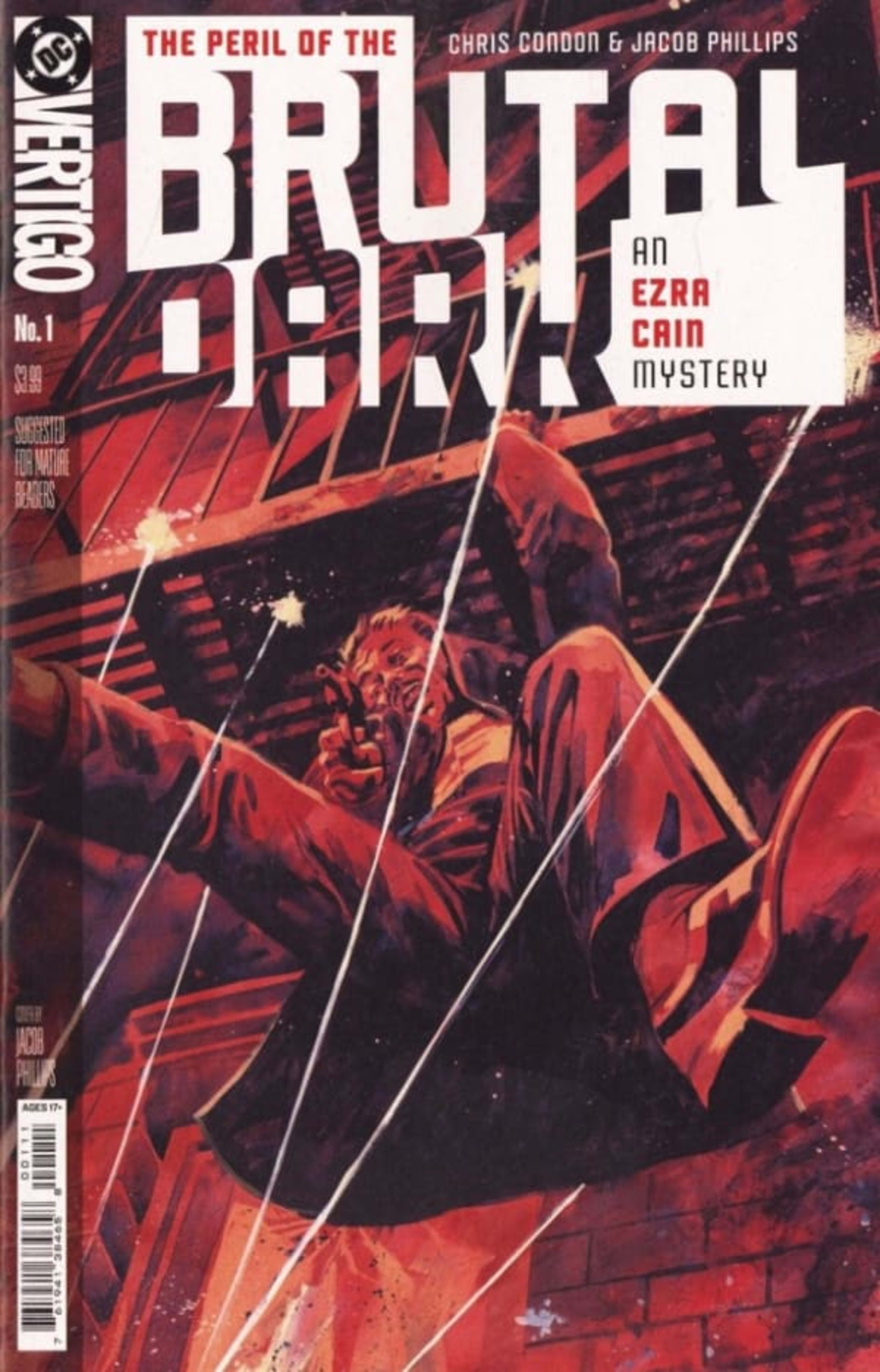The Peril of the Brutal Dark: An Ezra Cain Mystery cover — © DC Comics
