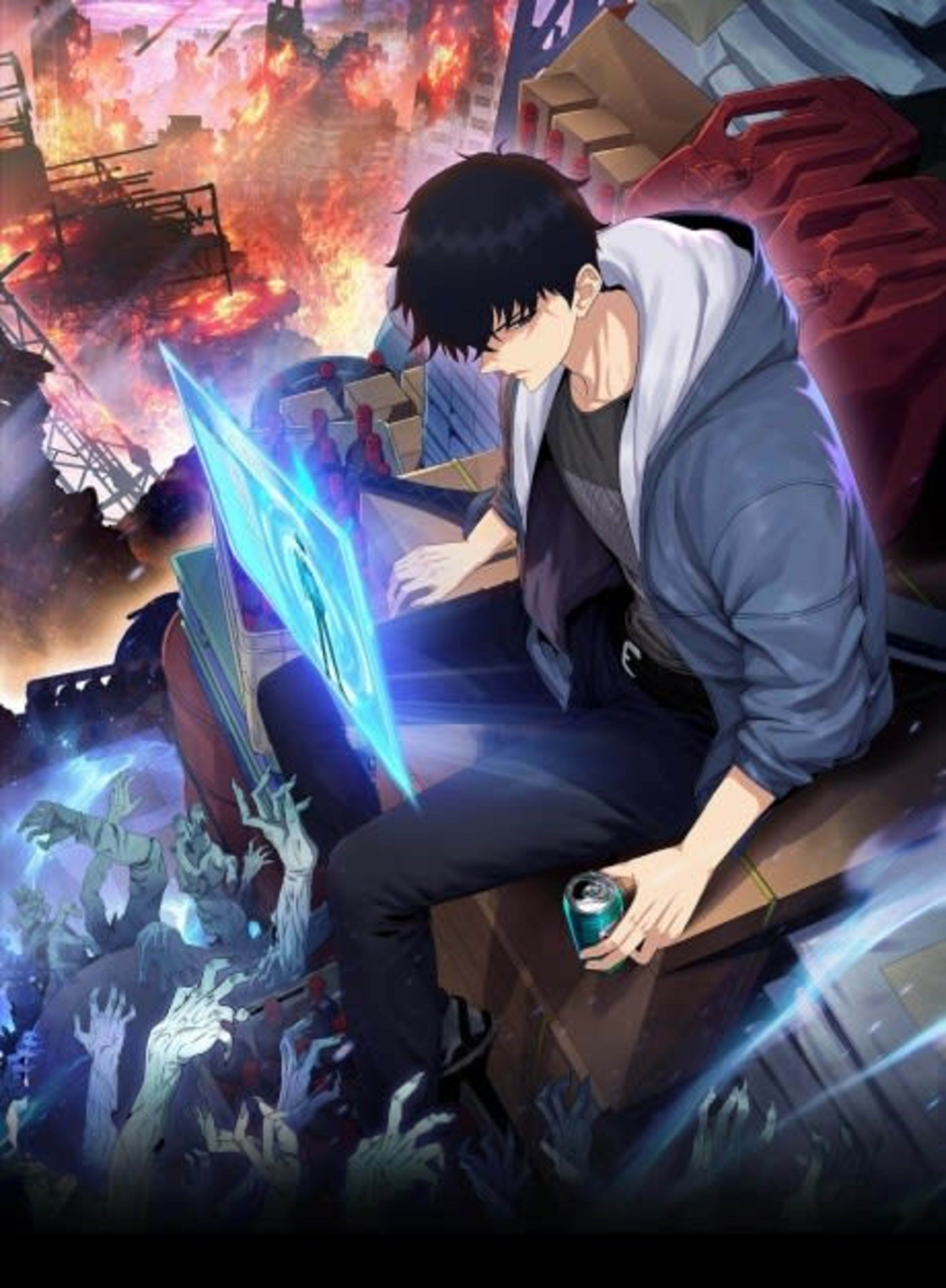 The Doomsday Ruthless Man: Hoarding Trillions of Supplies at the Beginning cover — © Seven Seas Entertainment