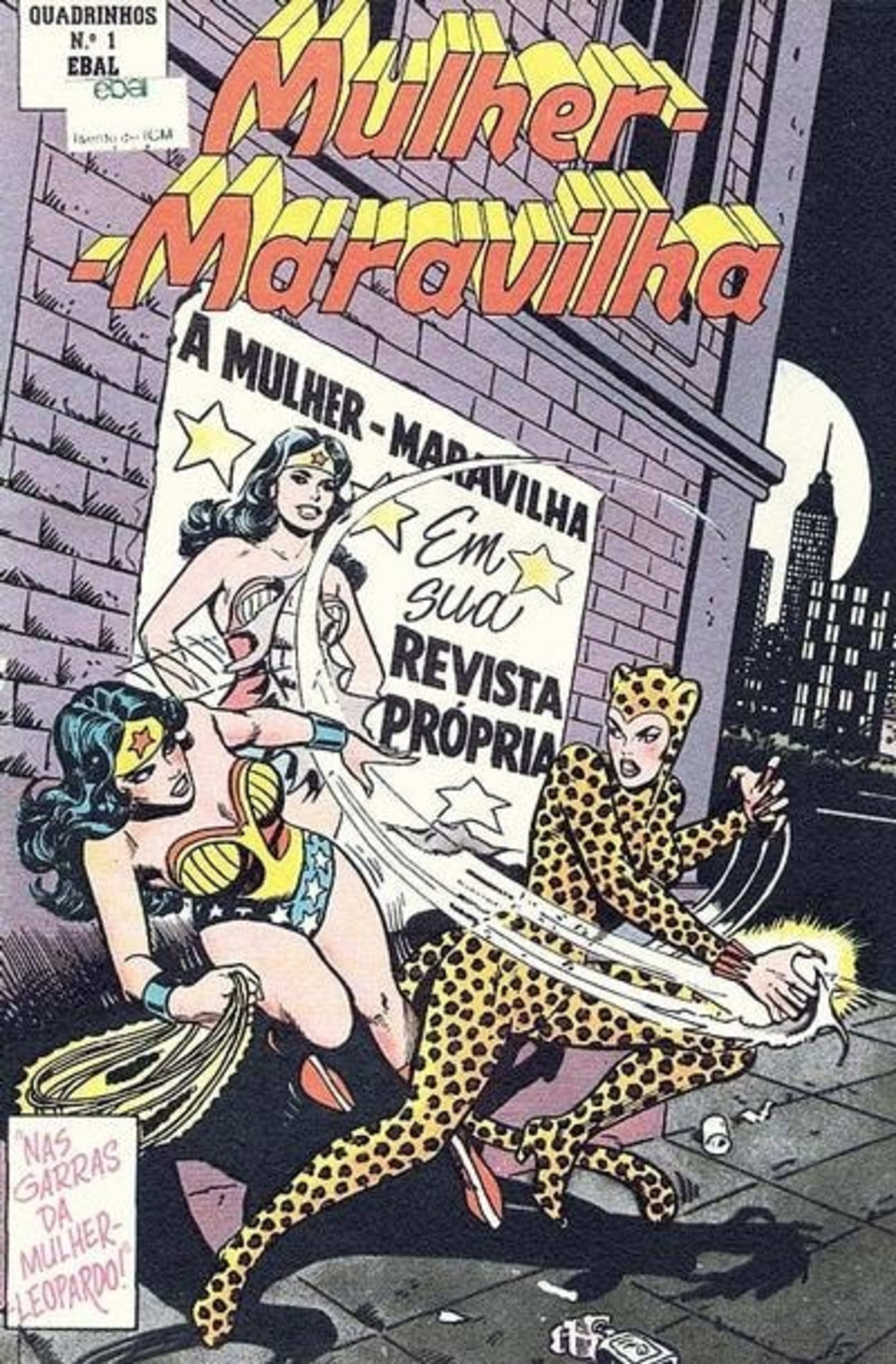 Quadrinhos 2ª Série: Mulher-Maravilha cover — © Editora Brasil-América Limitada