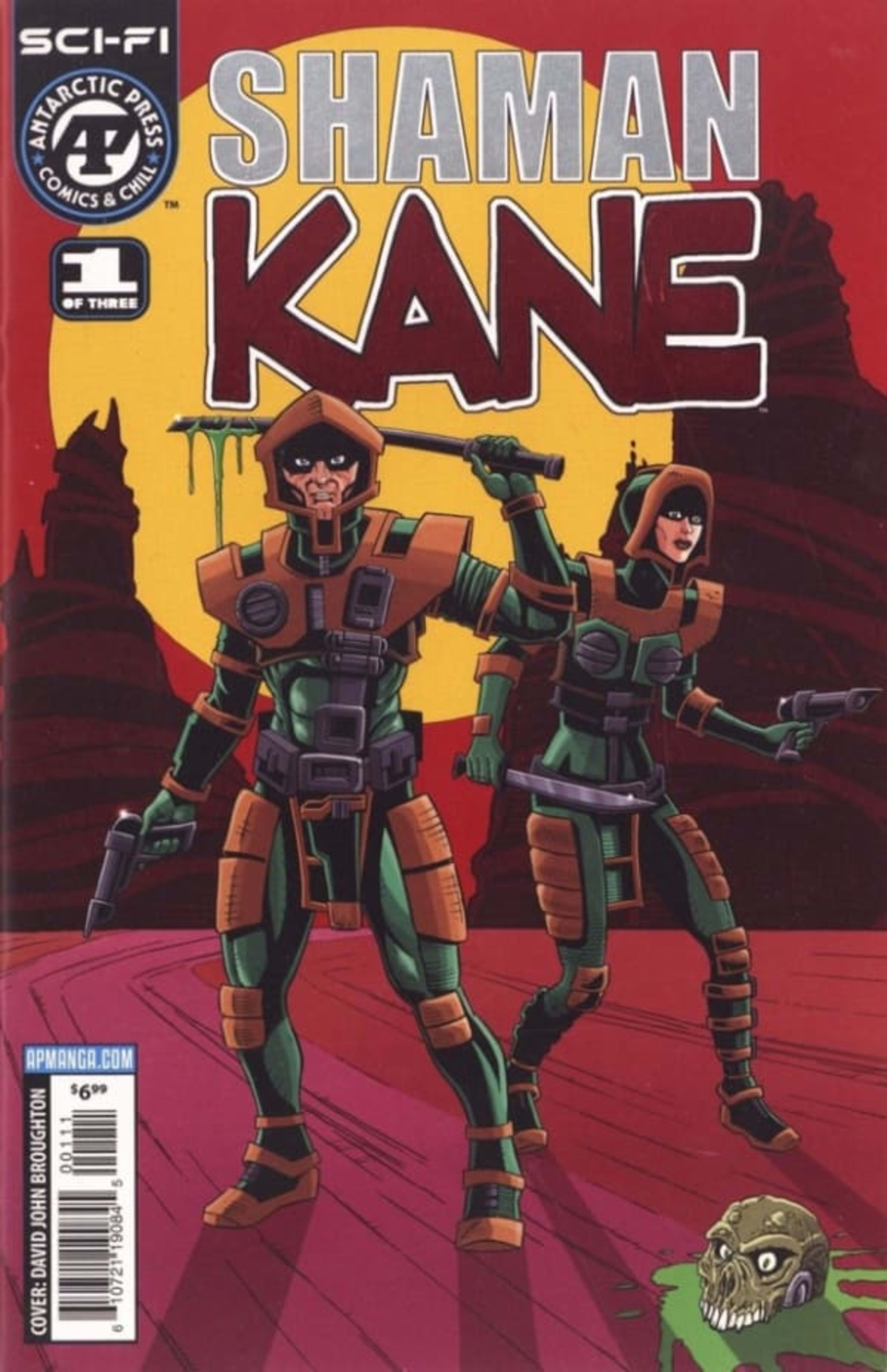 Shaman Kane cover — © Antarctic Press