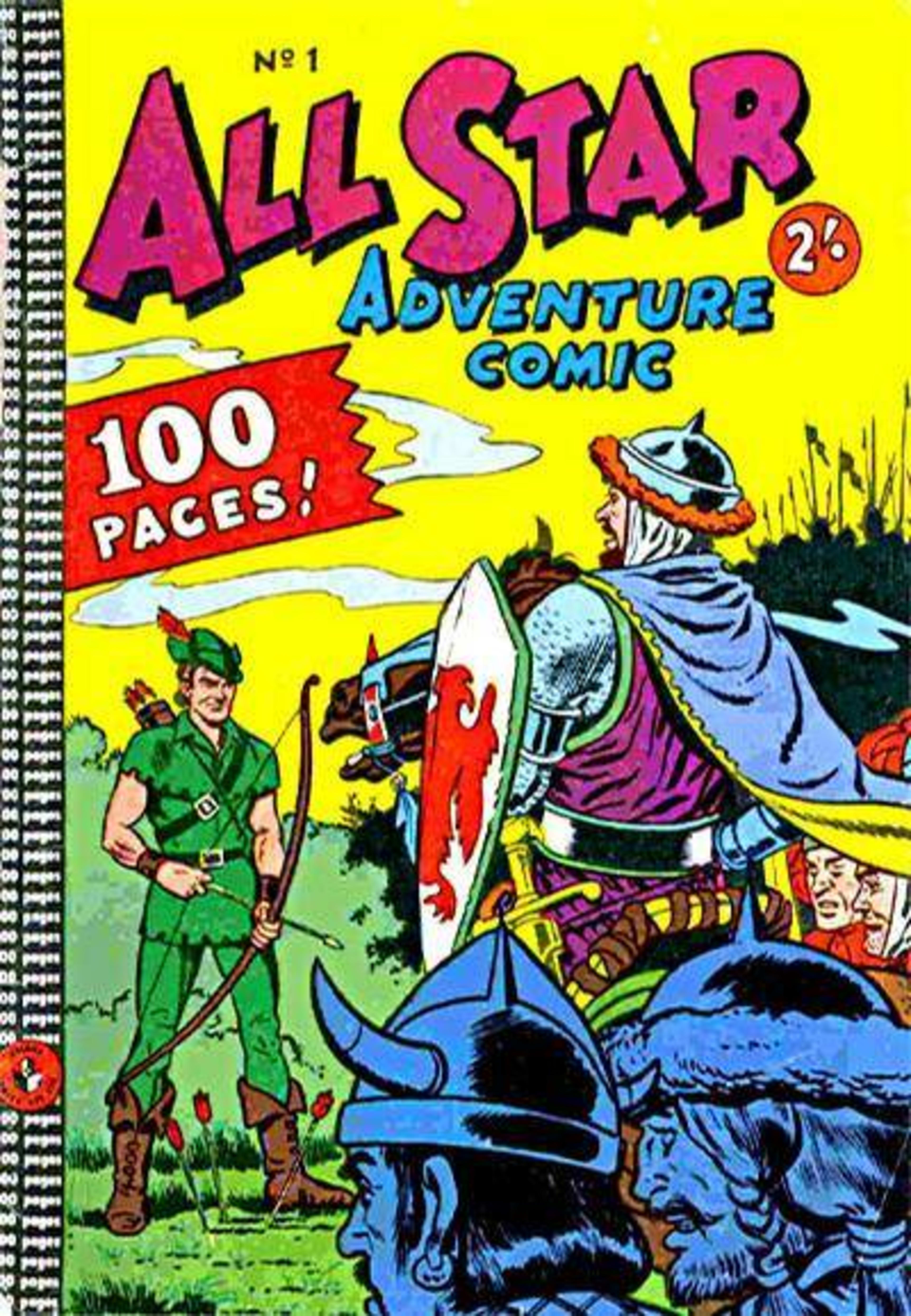 All Star Adventure Comic cover — © Murray Comics