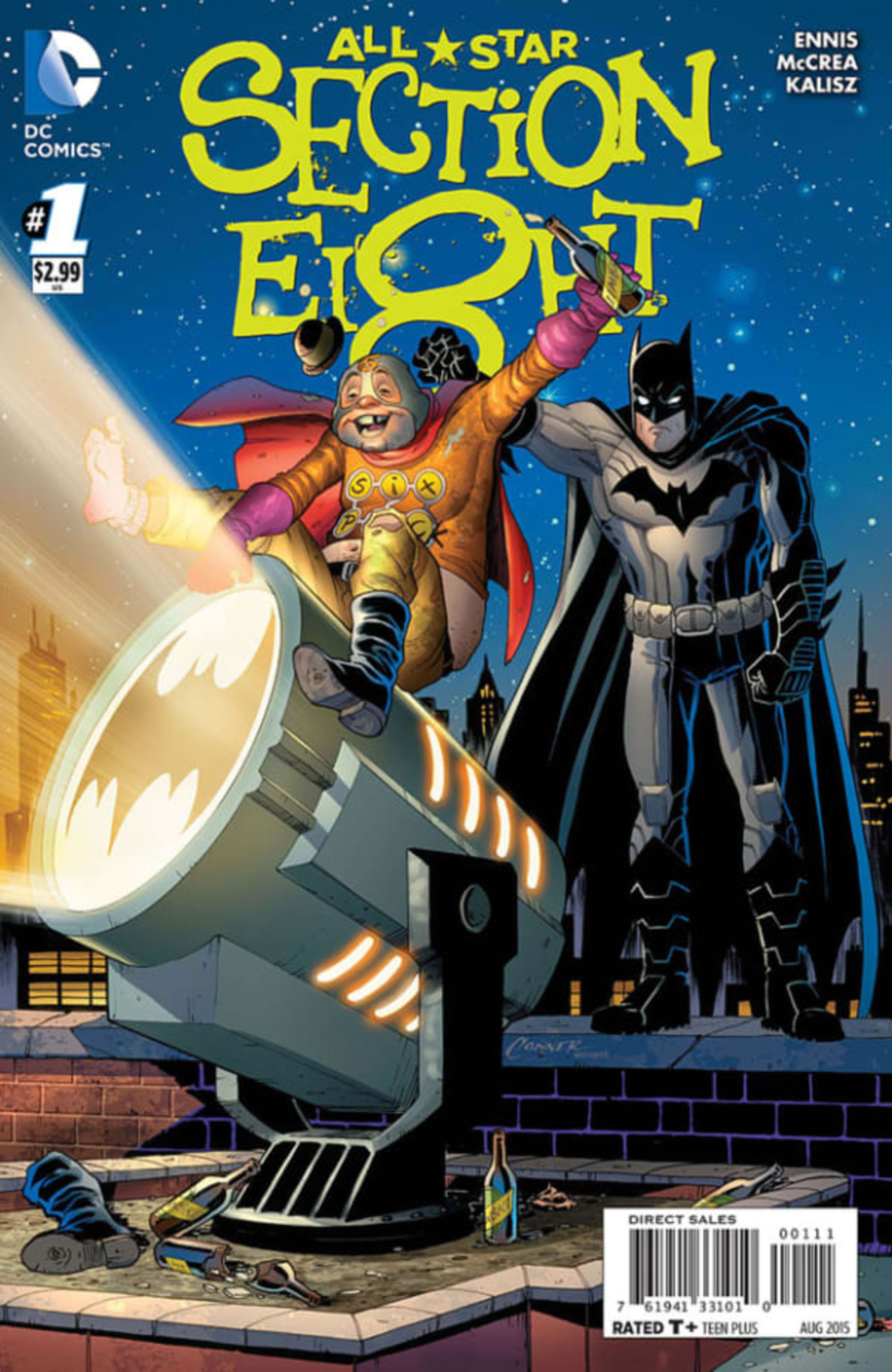 All-Star Section Eight cover — © DC Comics